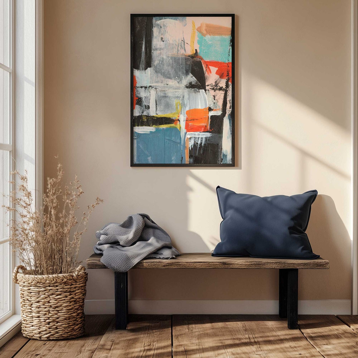 Picture of art in a room