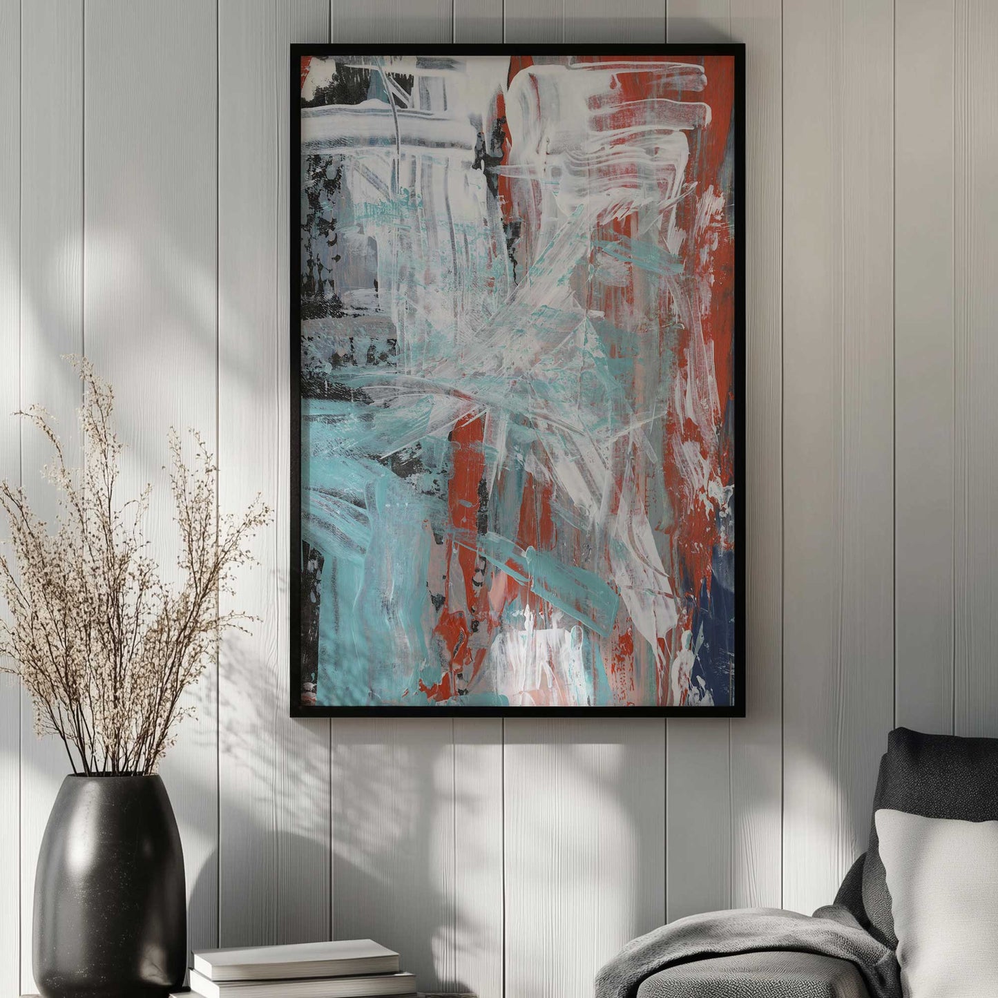 Picture of art in a room