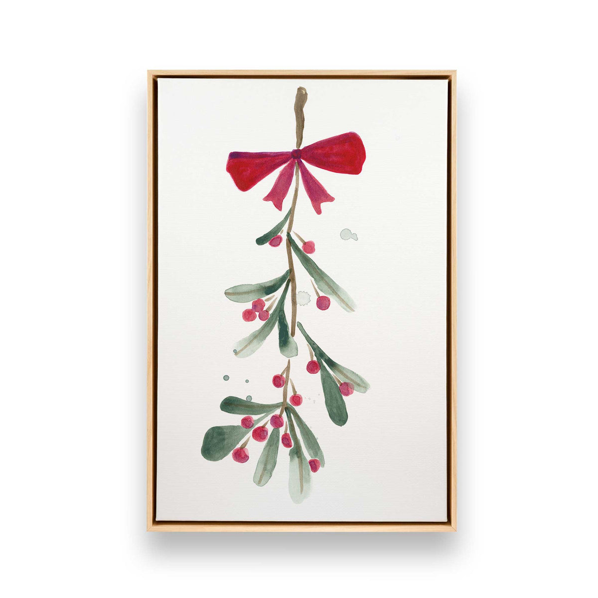 Holiday Sprig, Set of 4 Canvas Prints