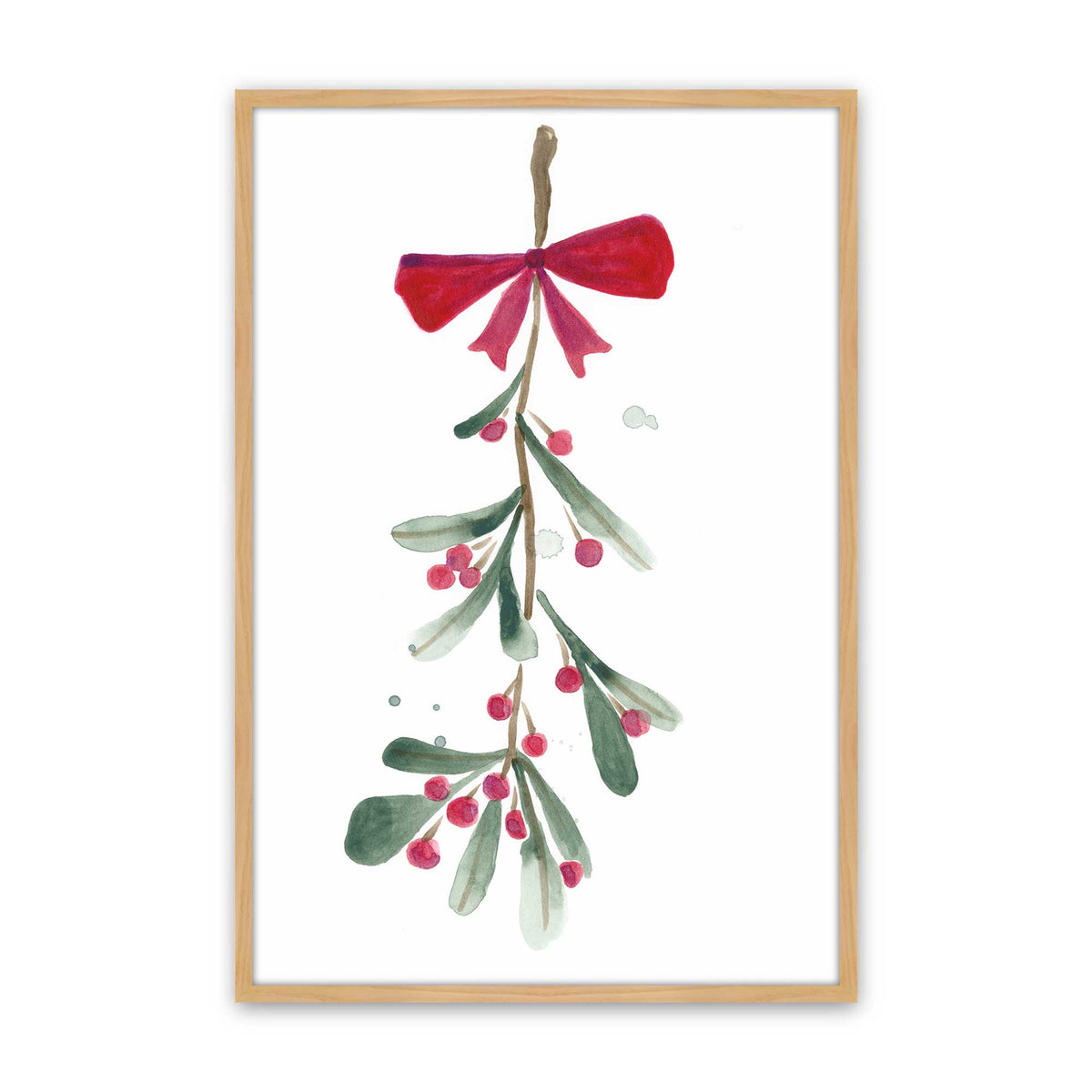 Holiday Sprig, Set of 4 Paper Prints
