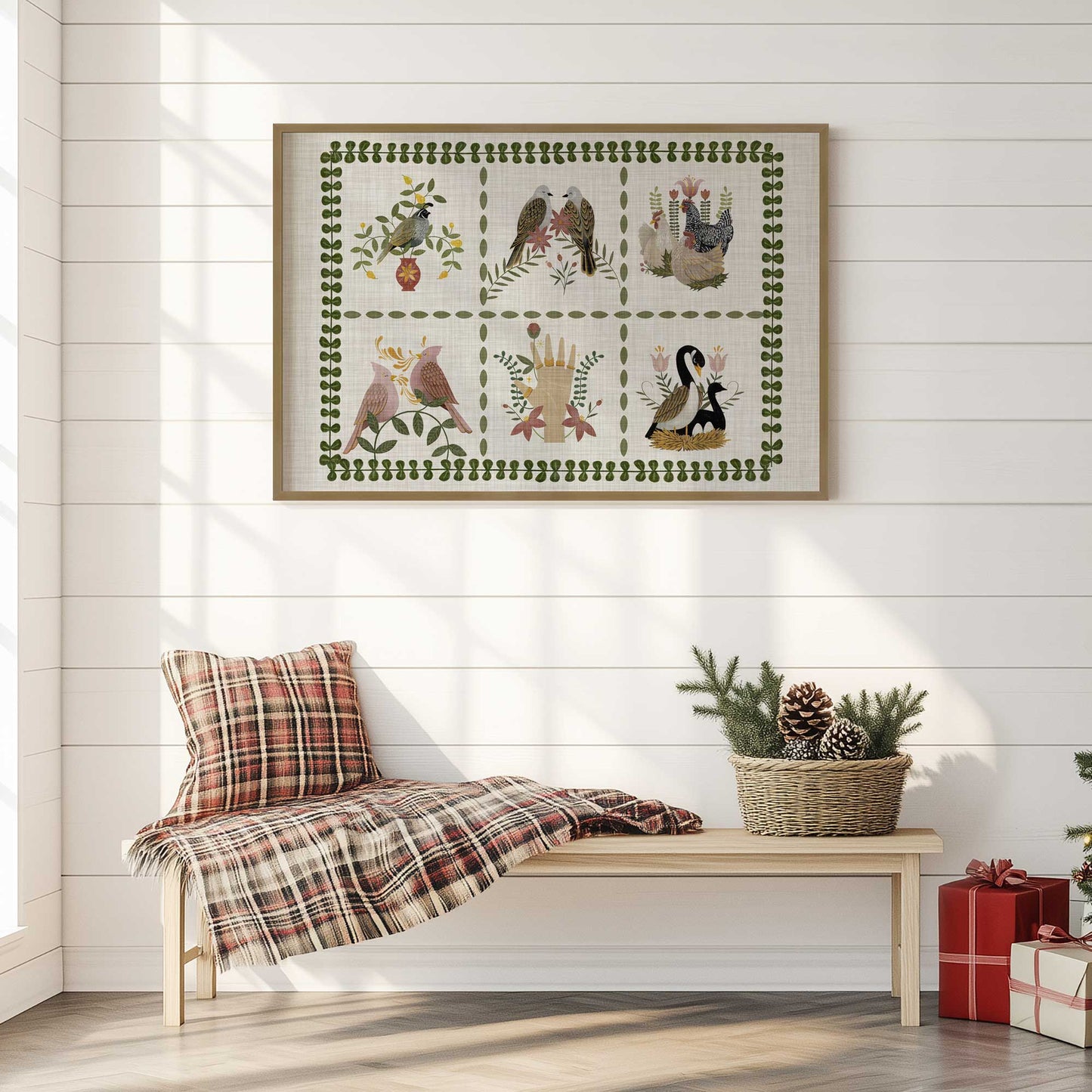 Picture of art in a room