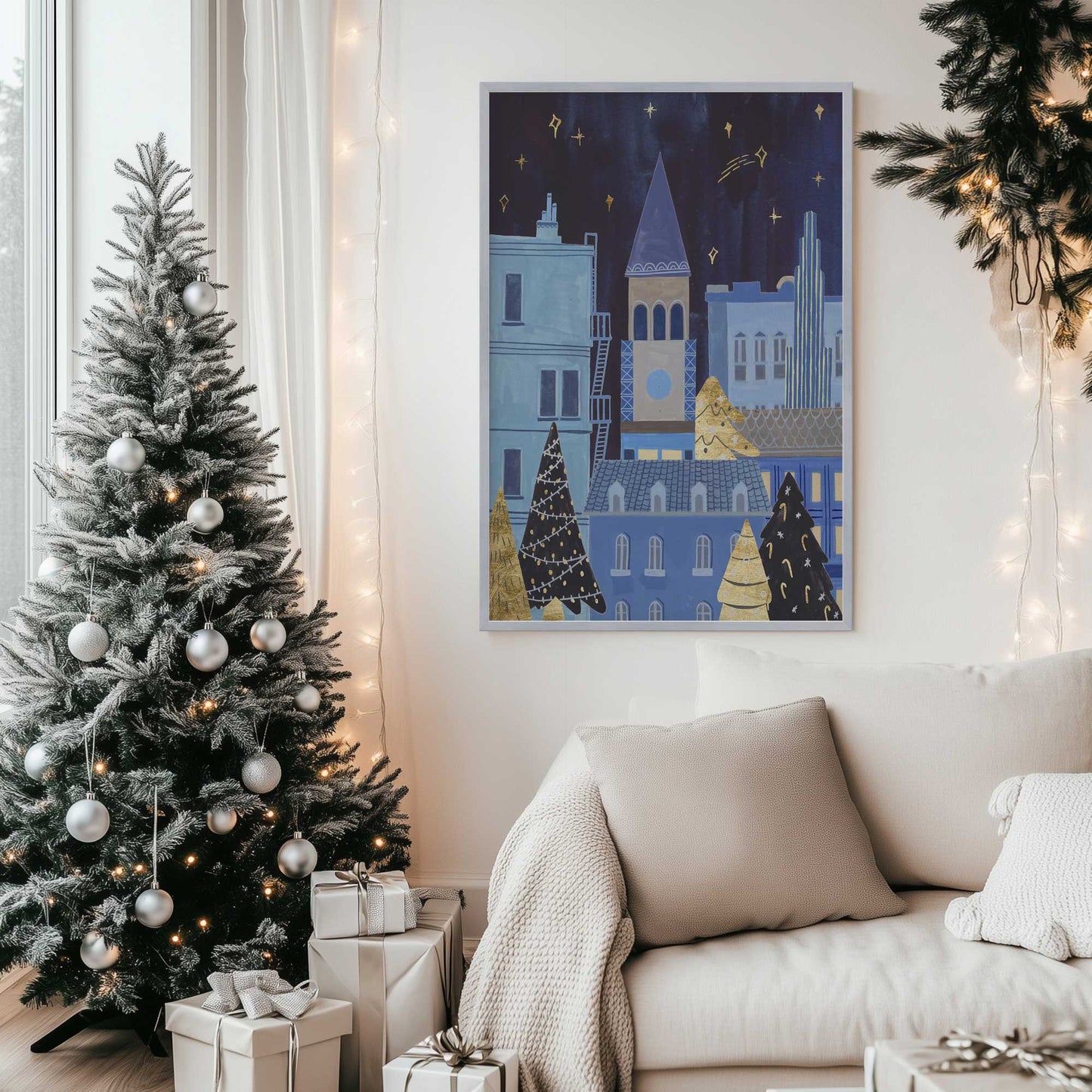 Picture of art in a room