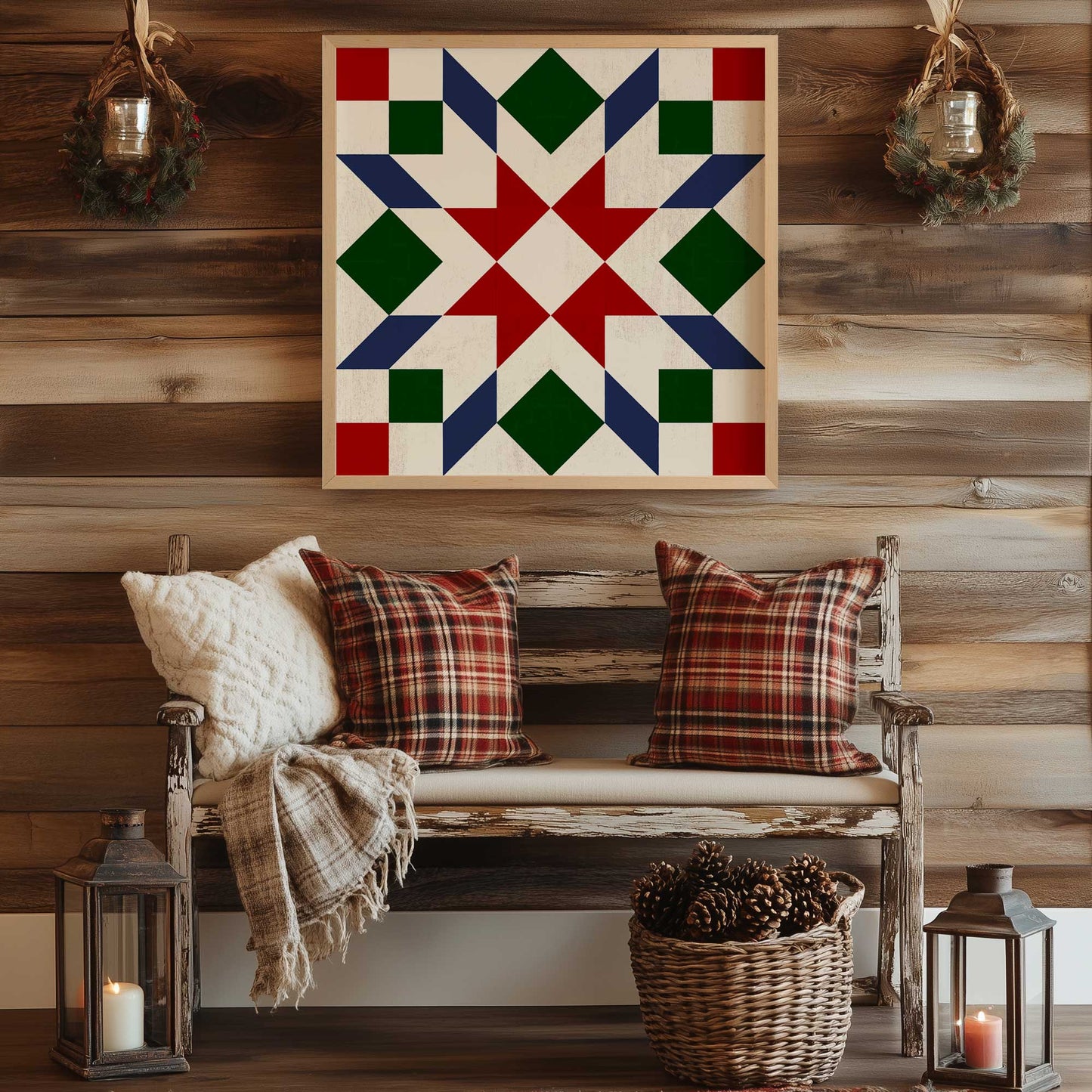 Picture of art in a room