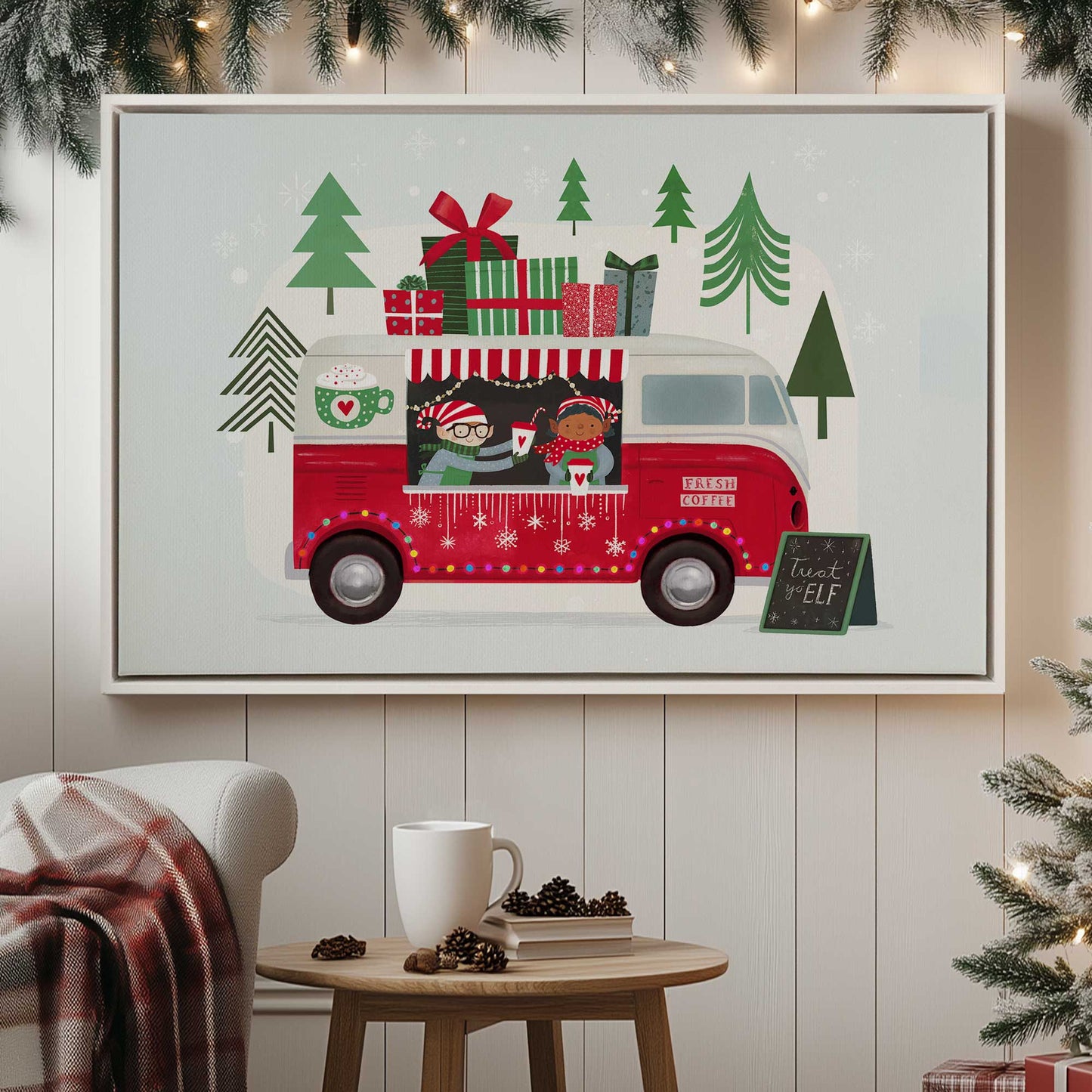 Picture of art in a room