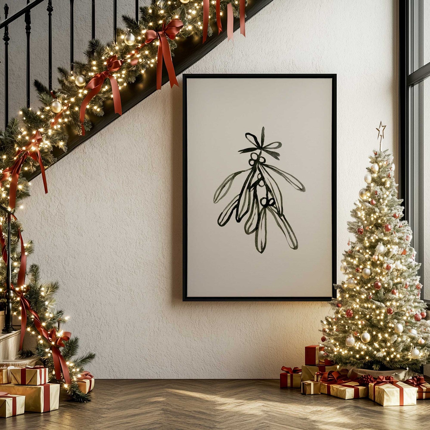 Picture of art in a room