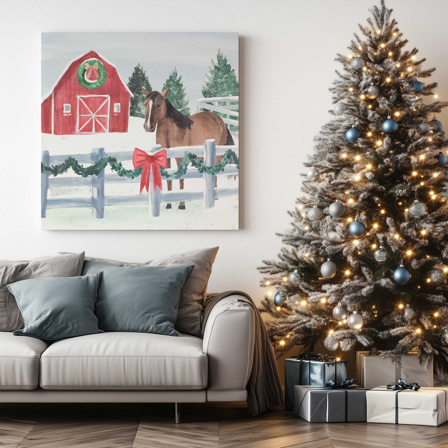 Picture of art in a room