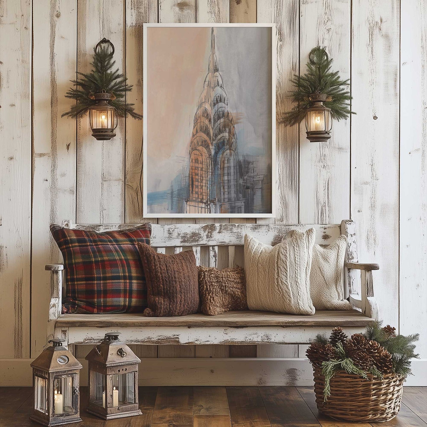 Picture of art in a room