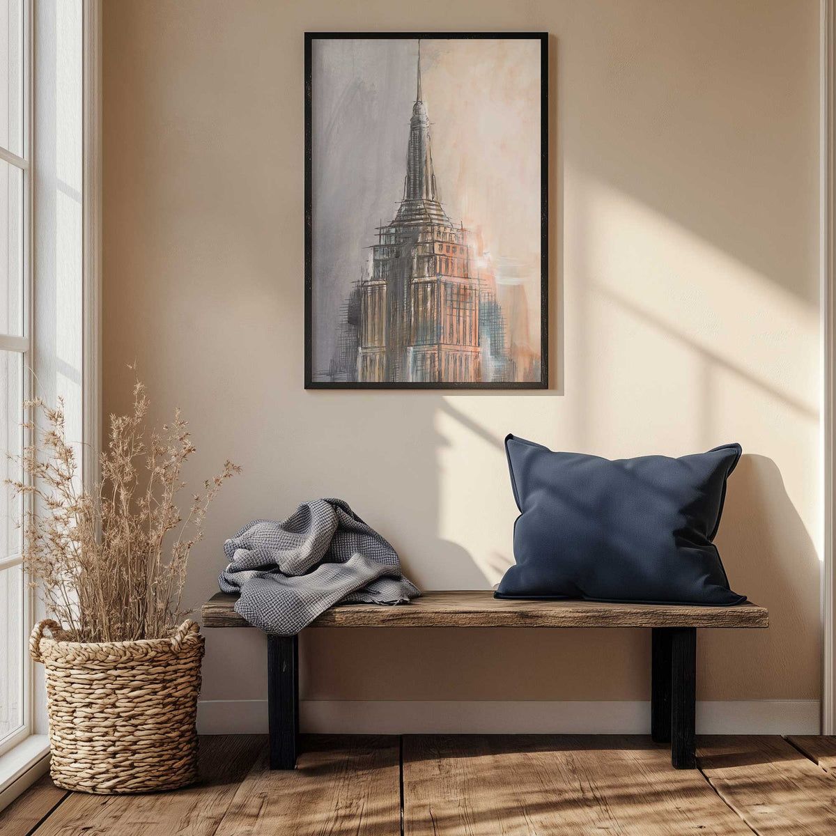 Picture of art in a room