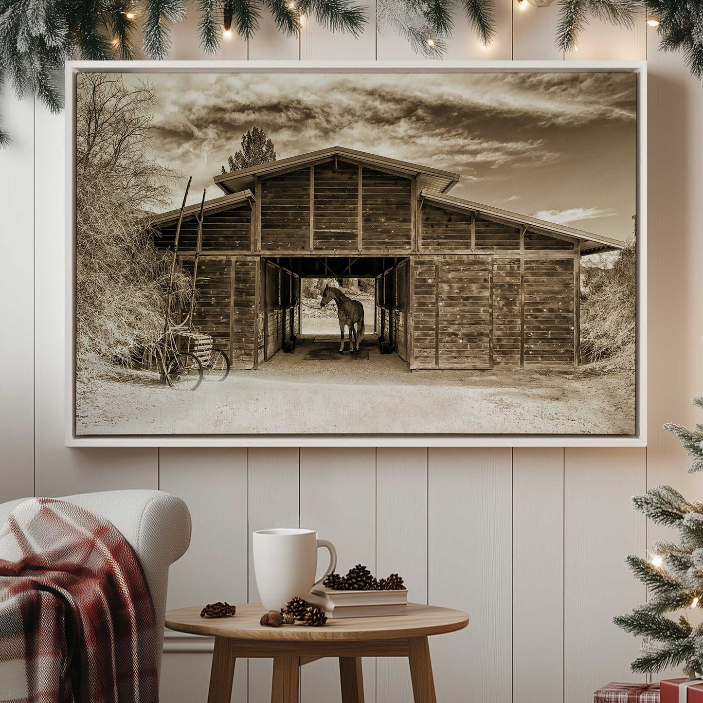 Picture of art in a room