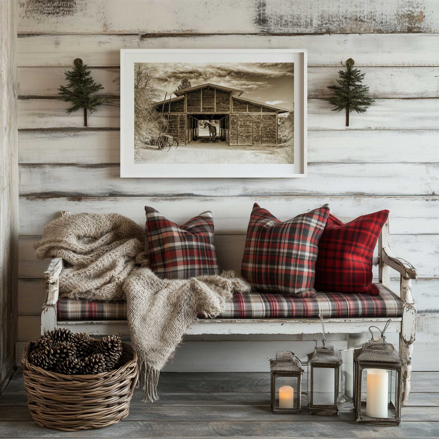 Picture of art in a room