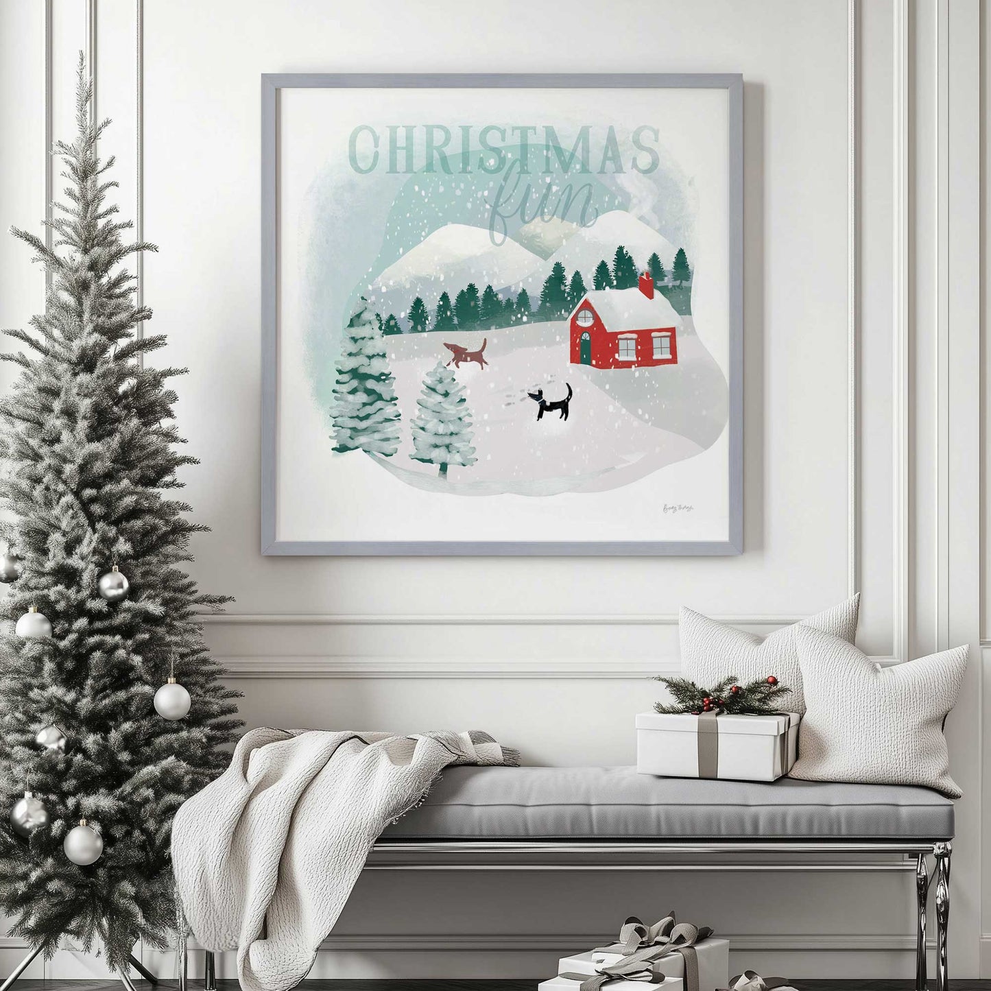 Picture of art in a room