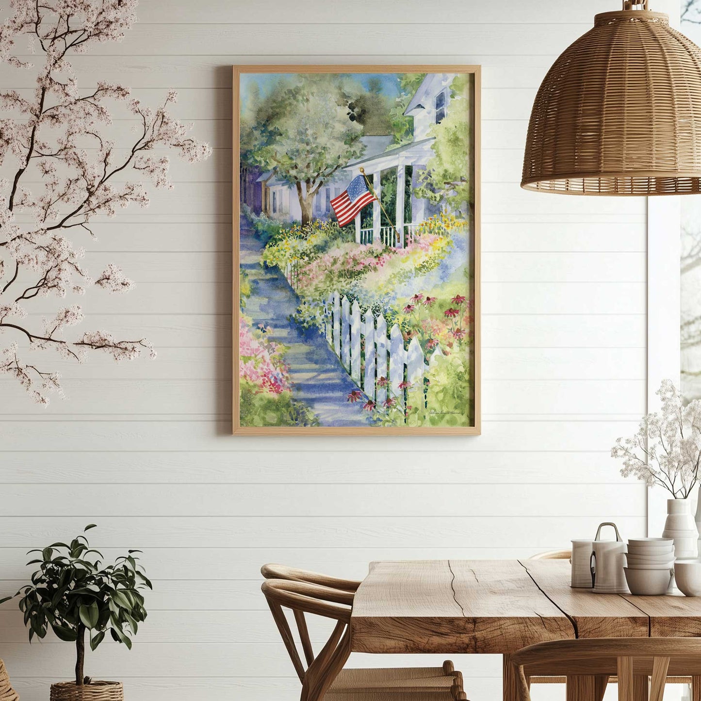 Picture of art in a room