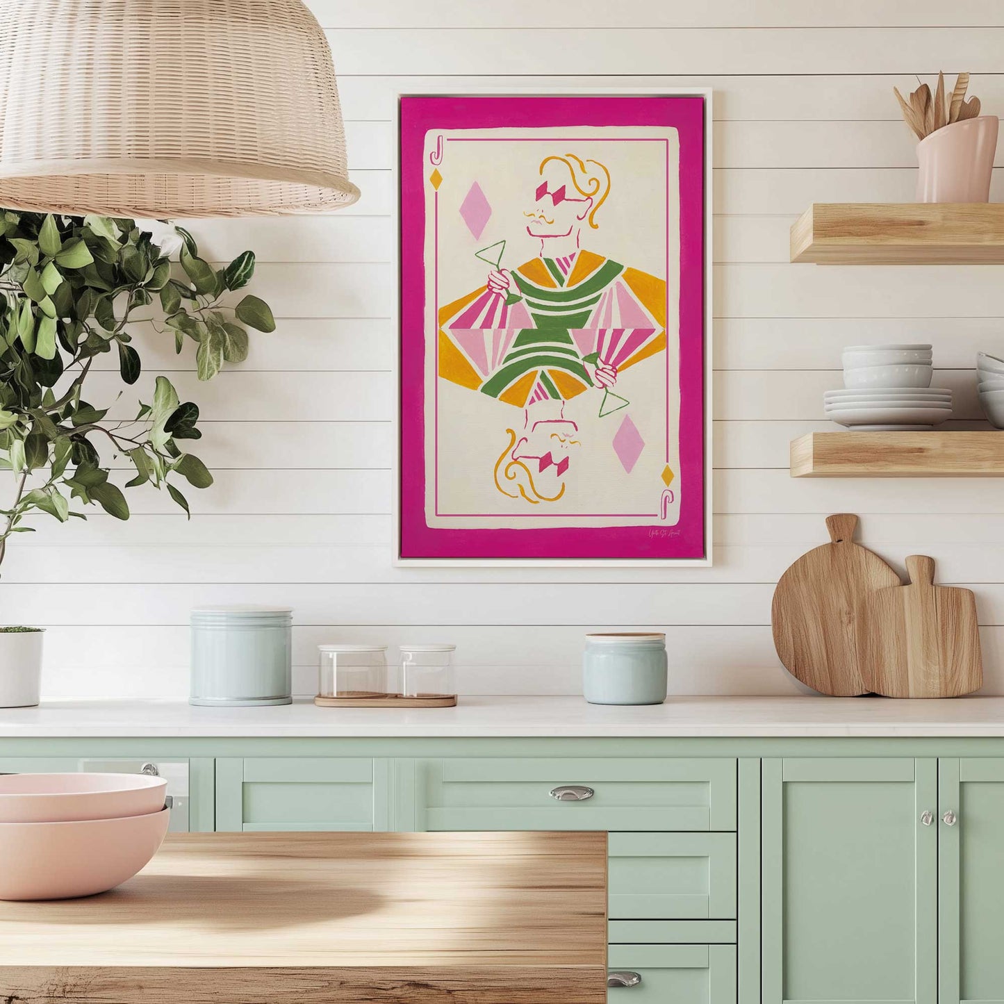 Picture of art in a room