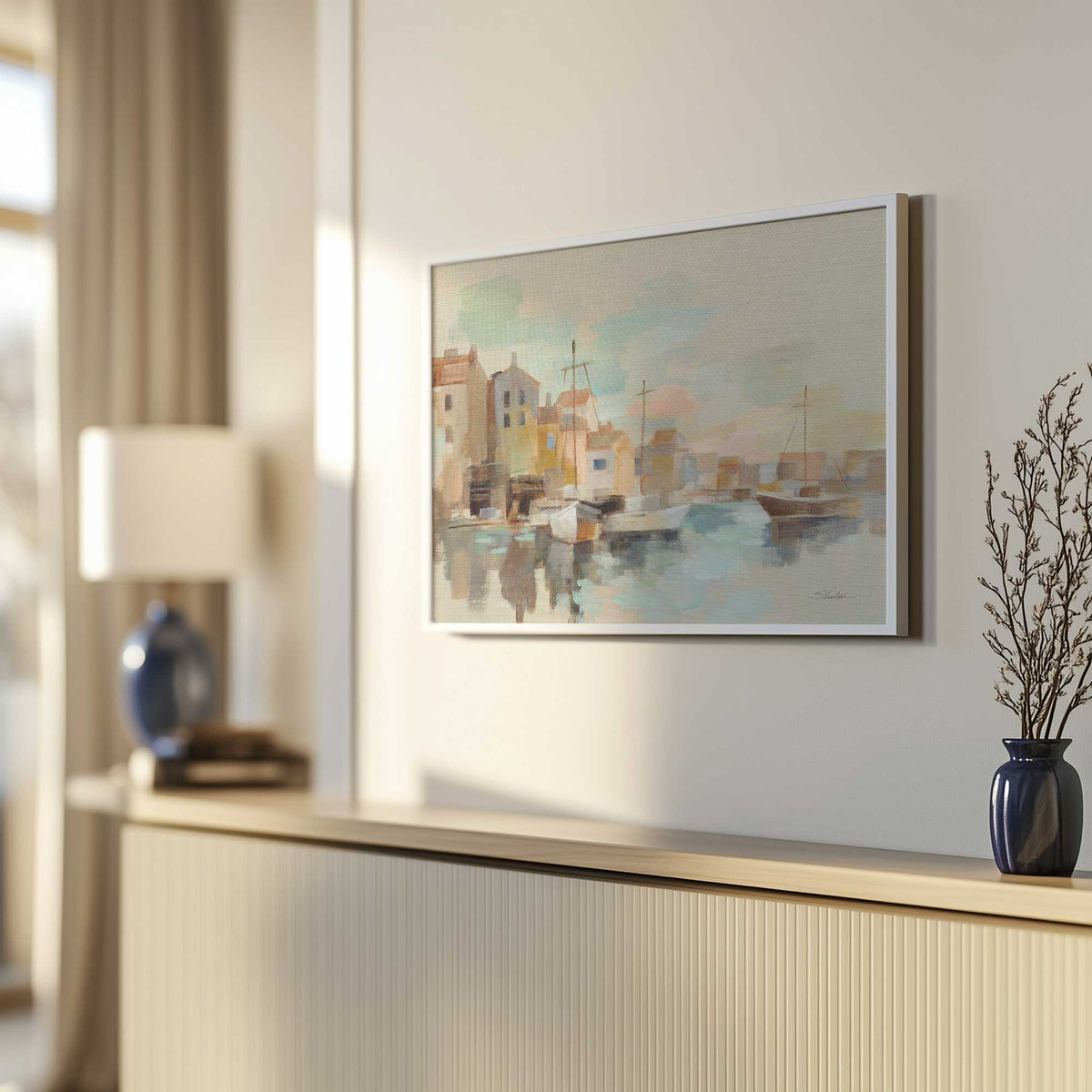 Picture of art in a room