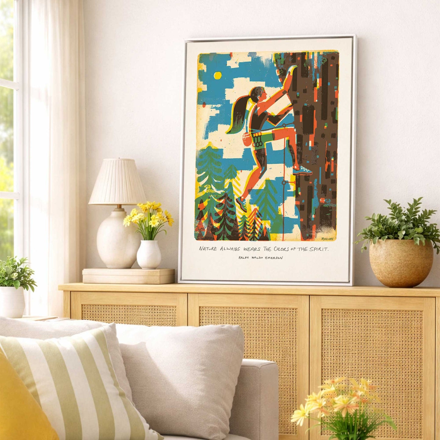 Picture of art in a room