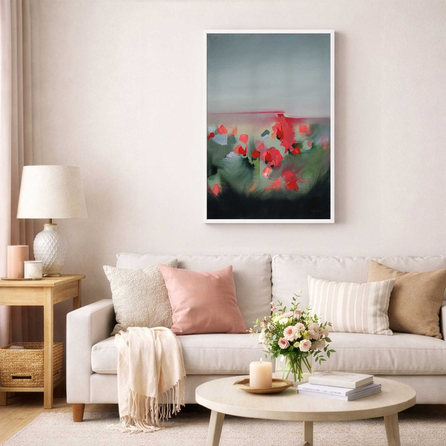 Picture of art in a room