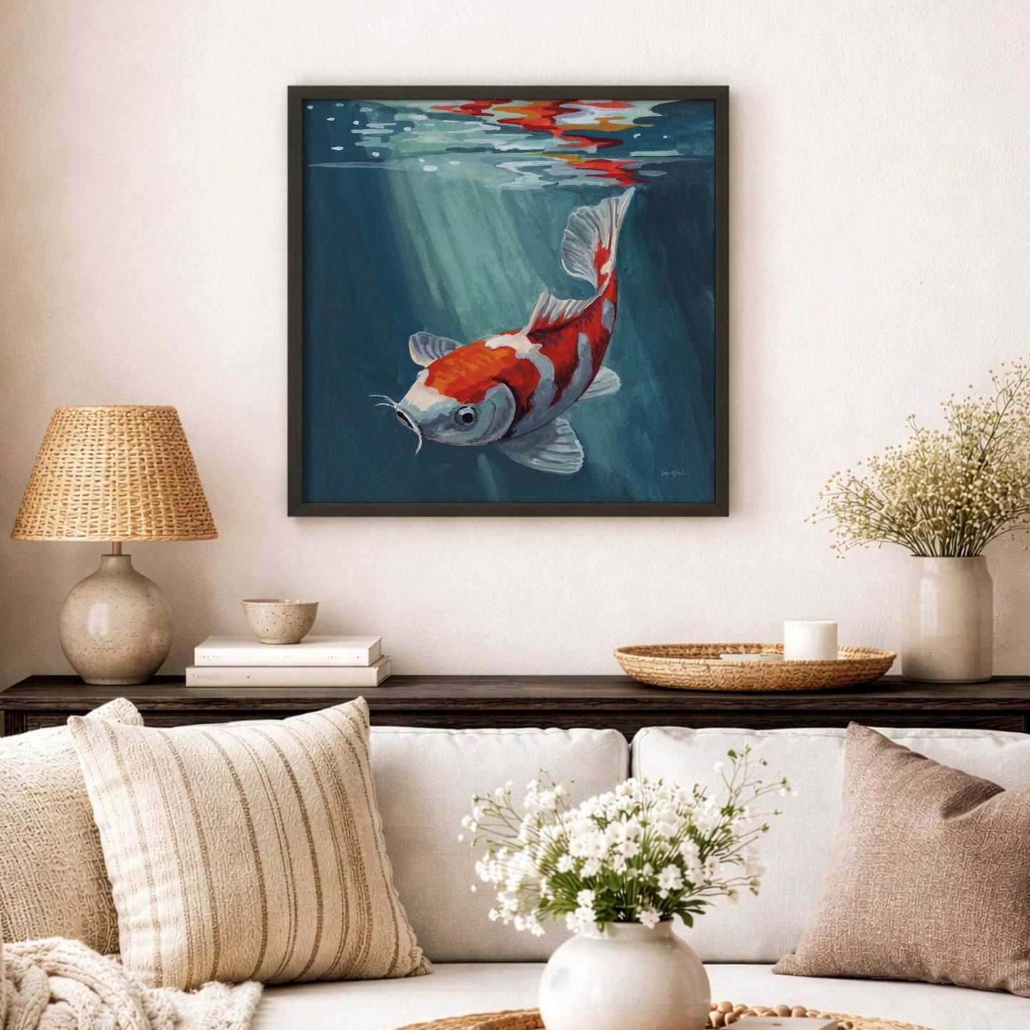 Picture of art in a room