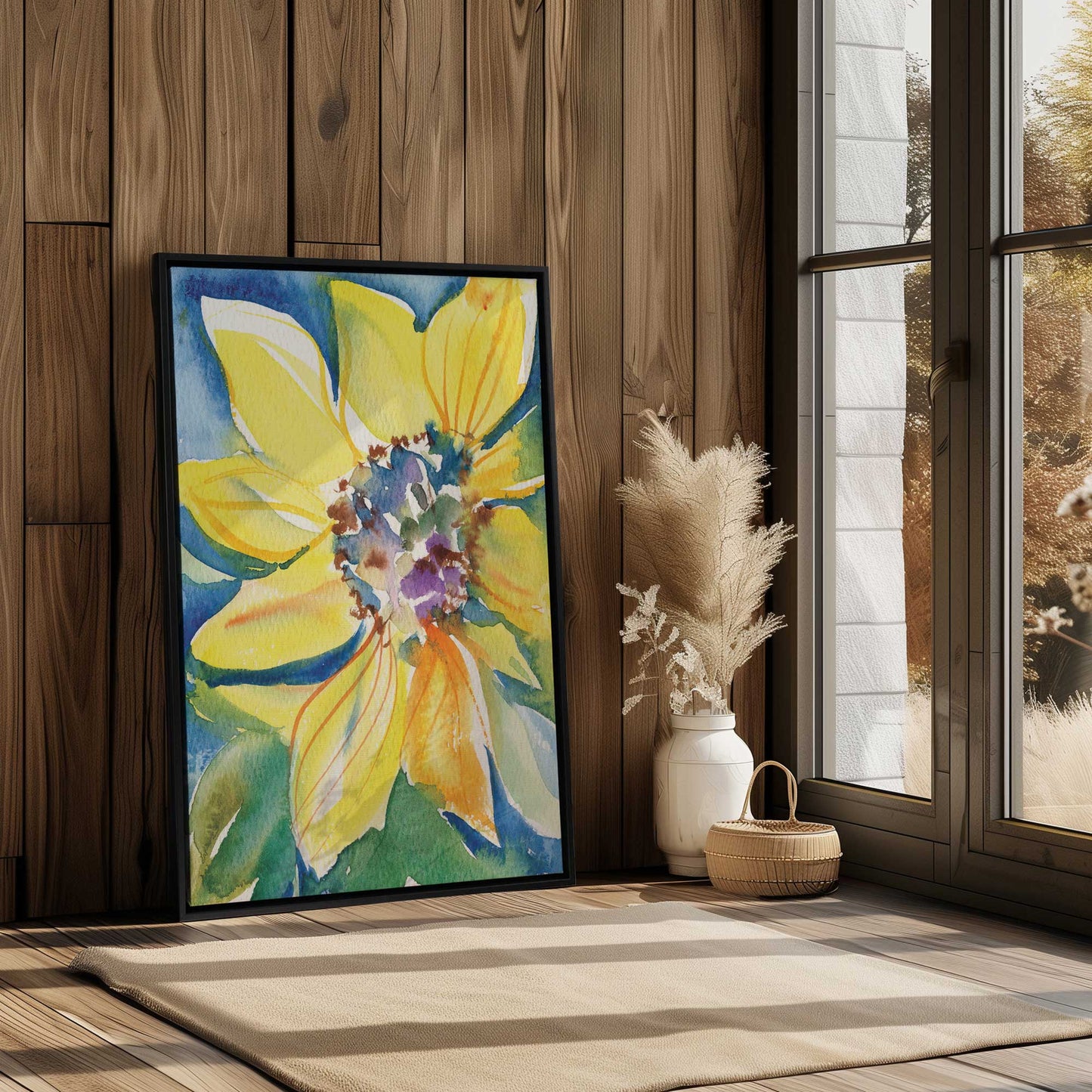 Picture of art in a room