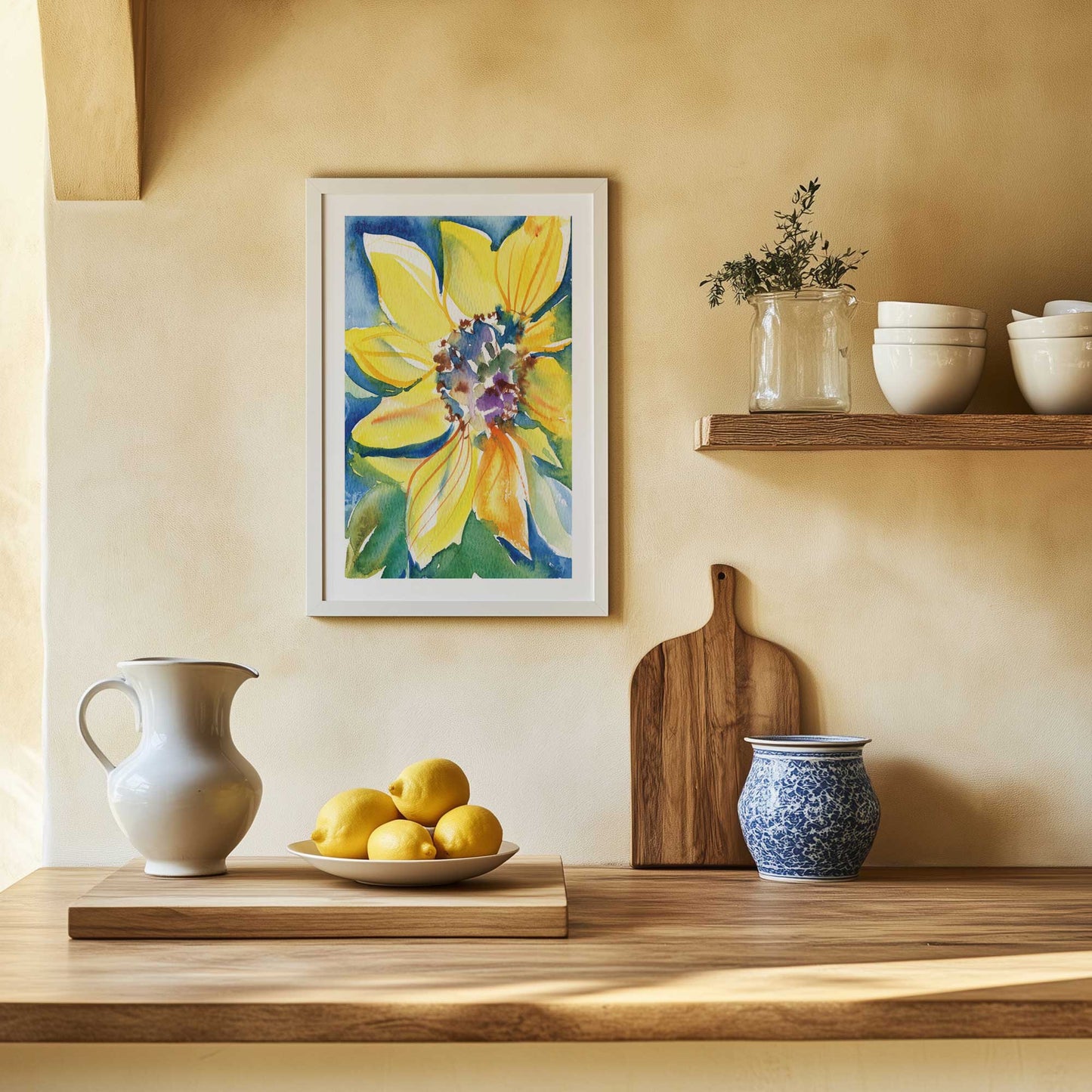Picture of art in a room