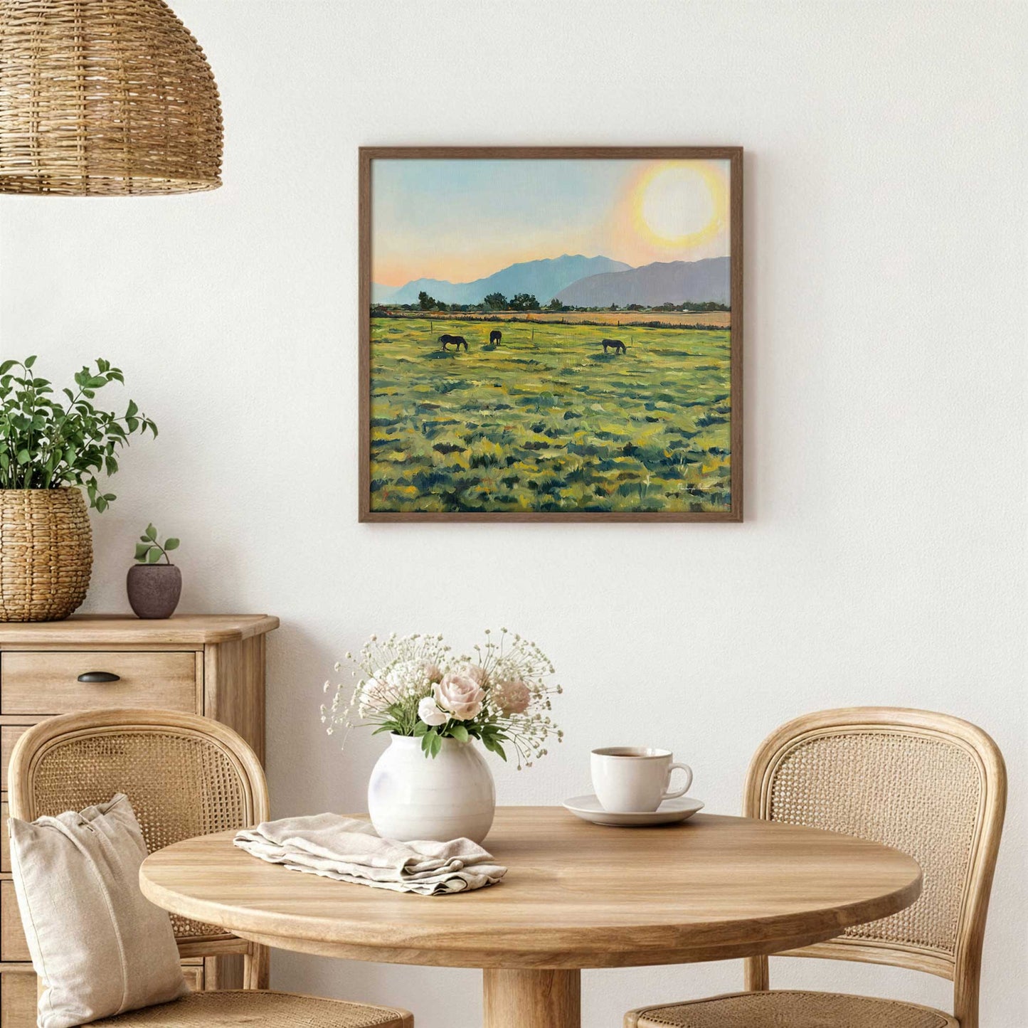 Picture of art in a room