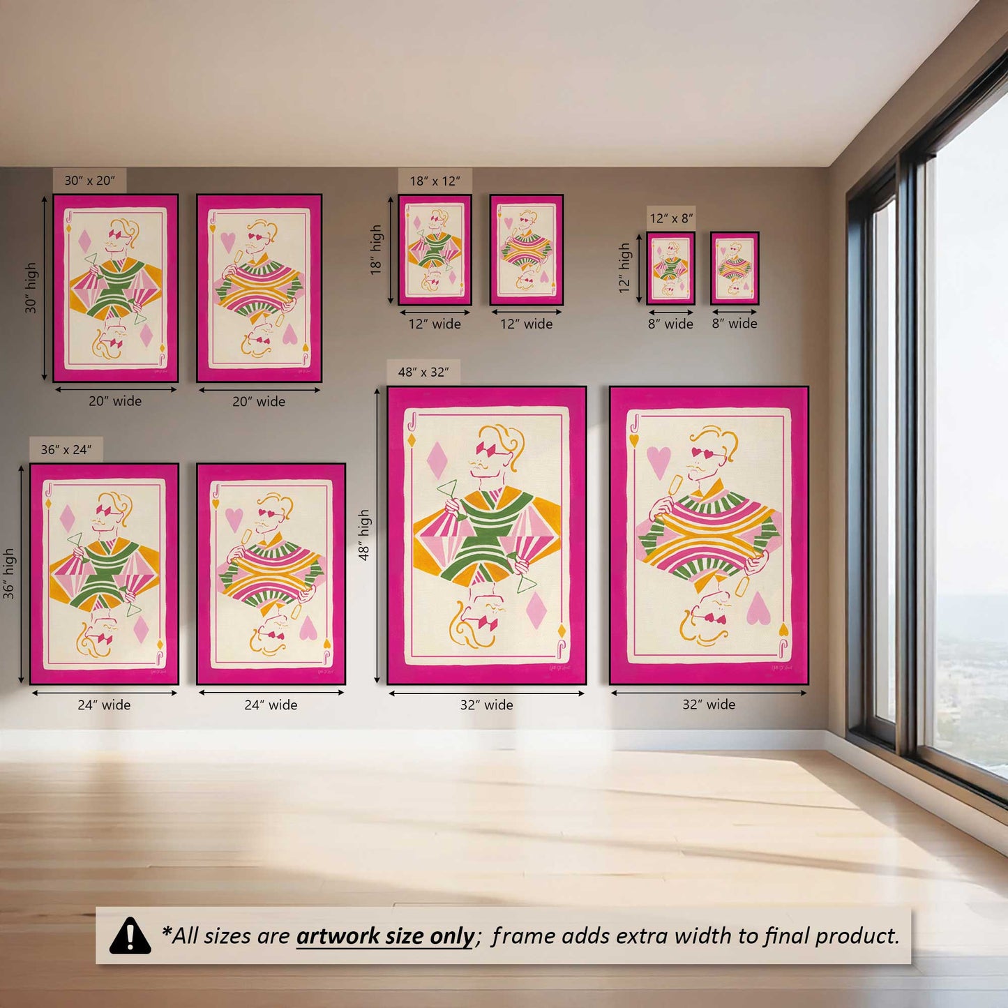 Pop Queen Party, Set of 2 Canvas Prints