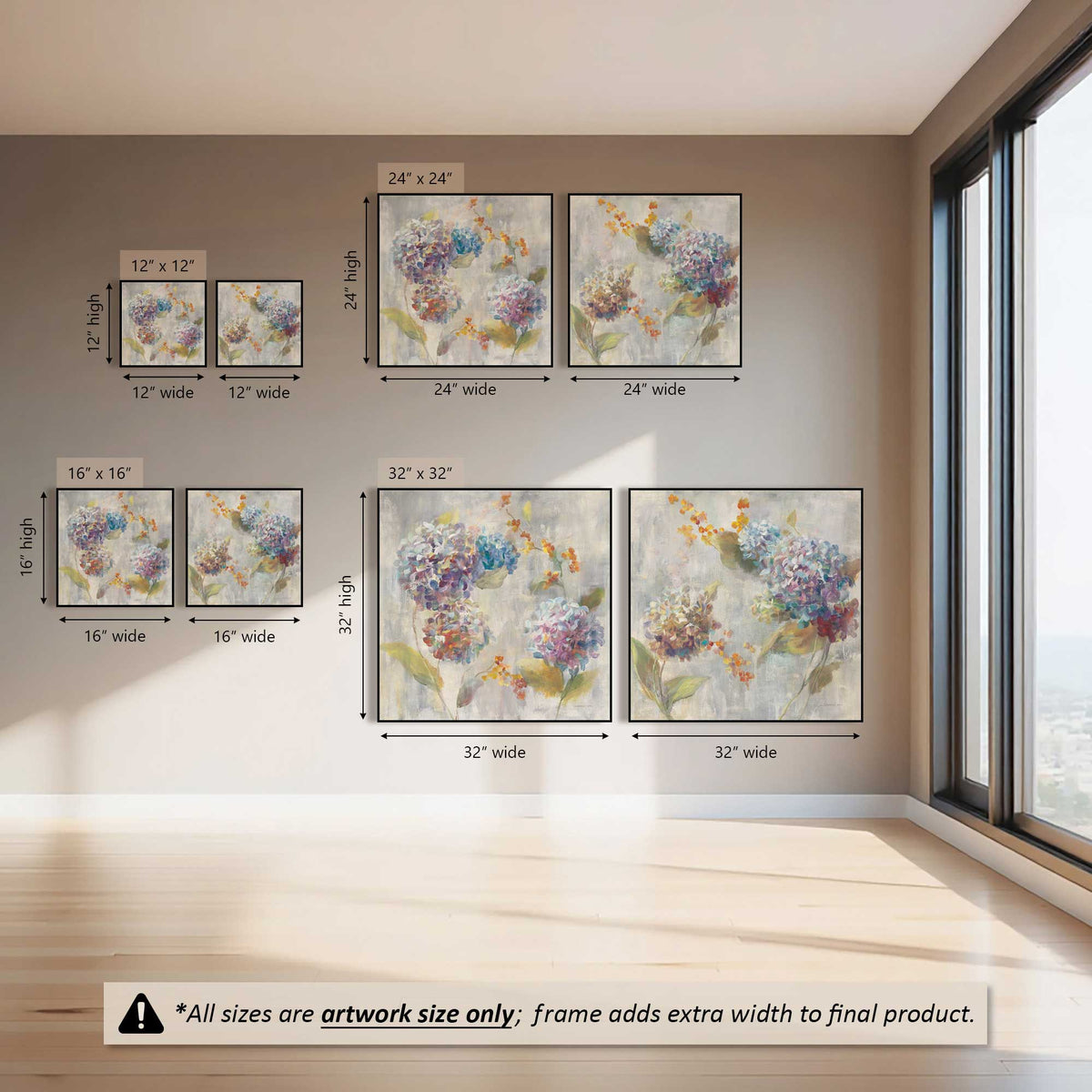 Petal Party Pop, Set of 2 Canvas Prints