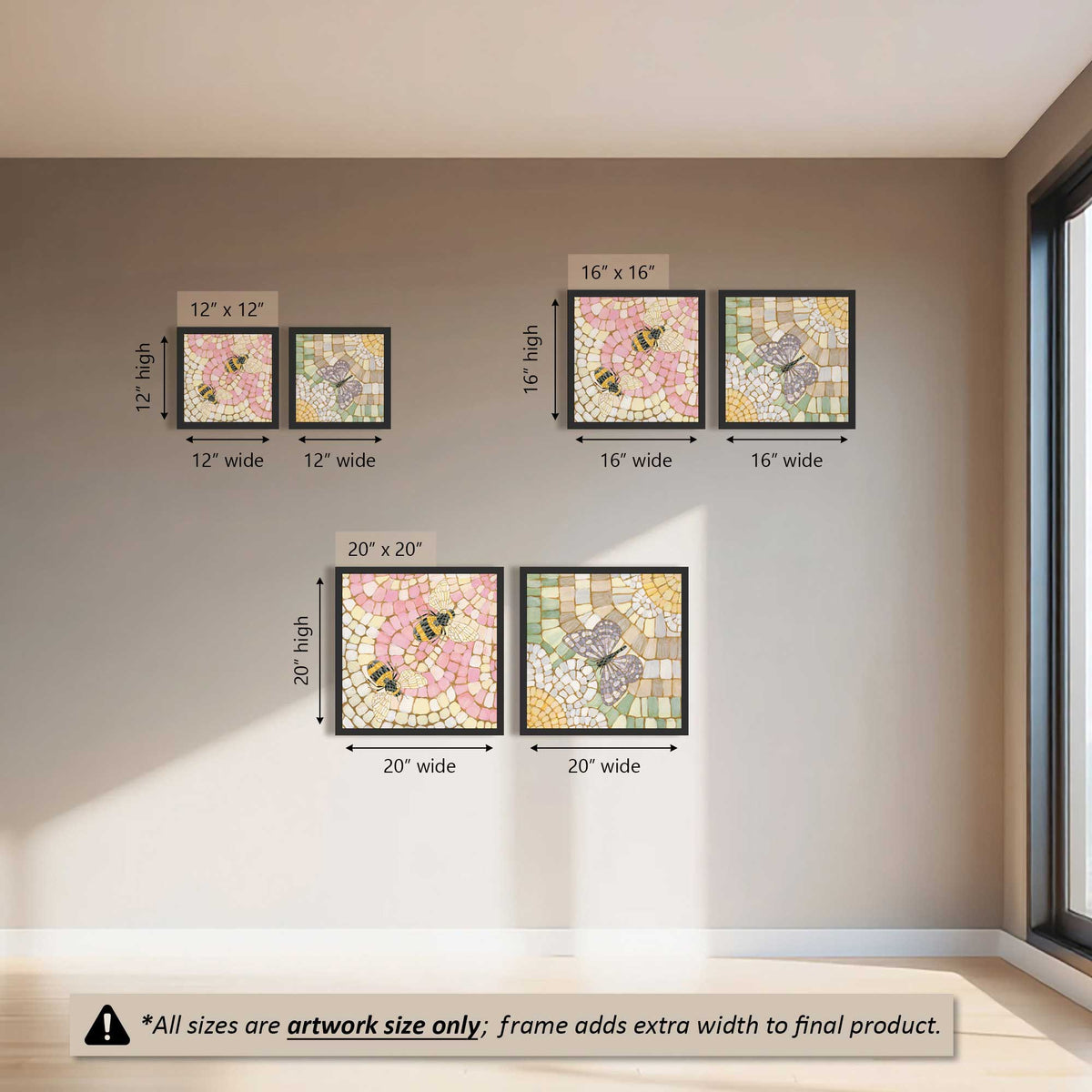 Flutter Party Set of 2 Art Prints