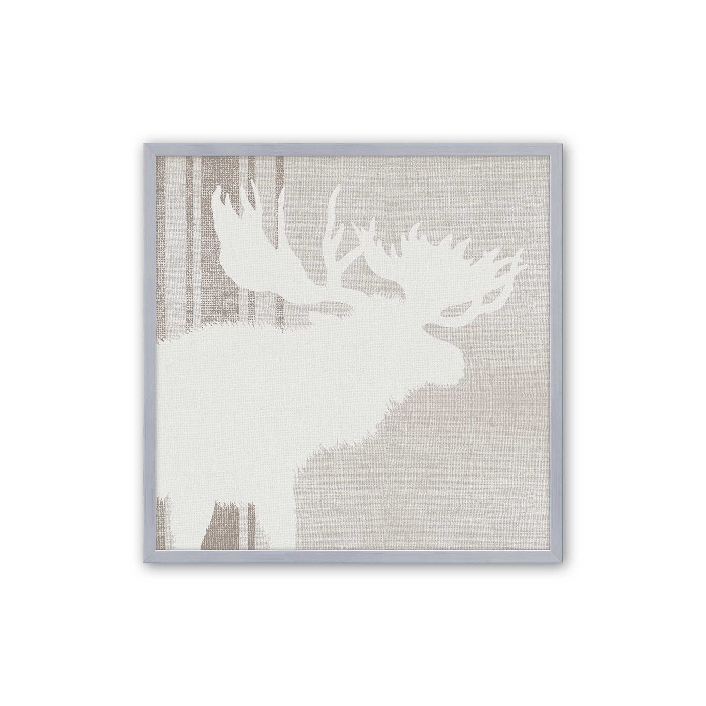 Antlered Silhouettes Set of 4 Art Prints