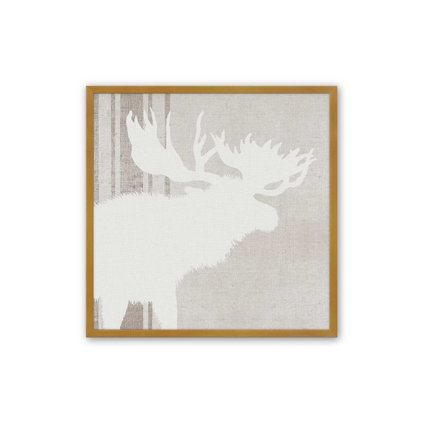 Antlered Silhouettes Set of 4 Art Prints