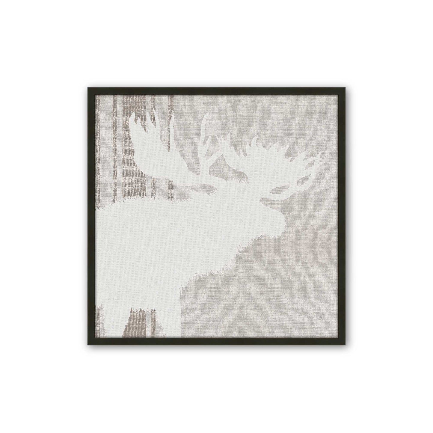 Antlered Silhouettes Set of 4 Art Prints