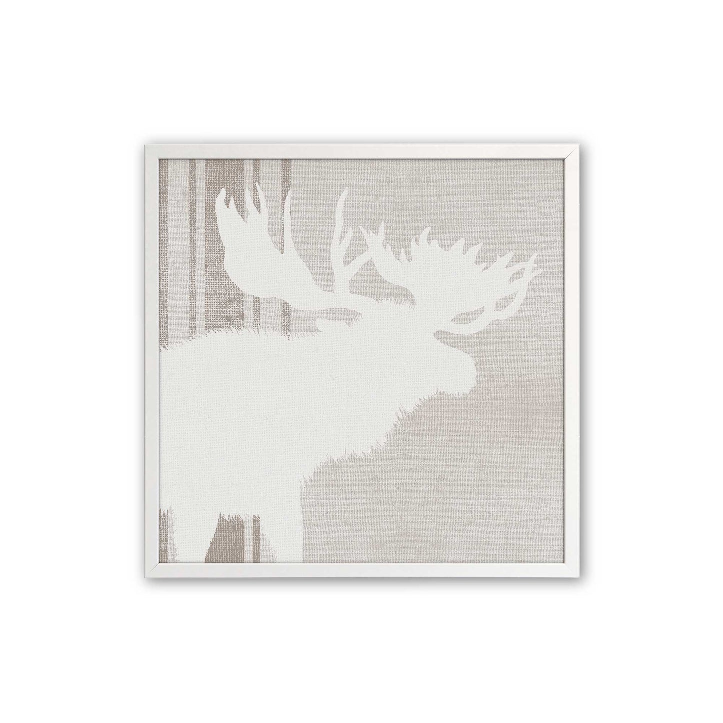 Antlered Silhouettes Set of 4 Art Prints