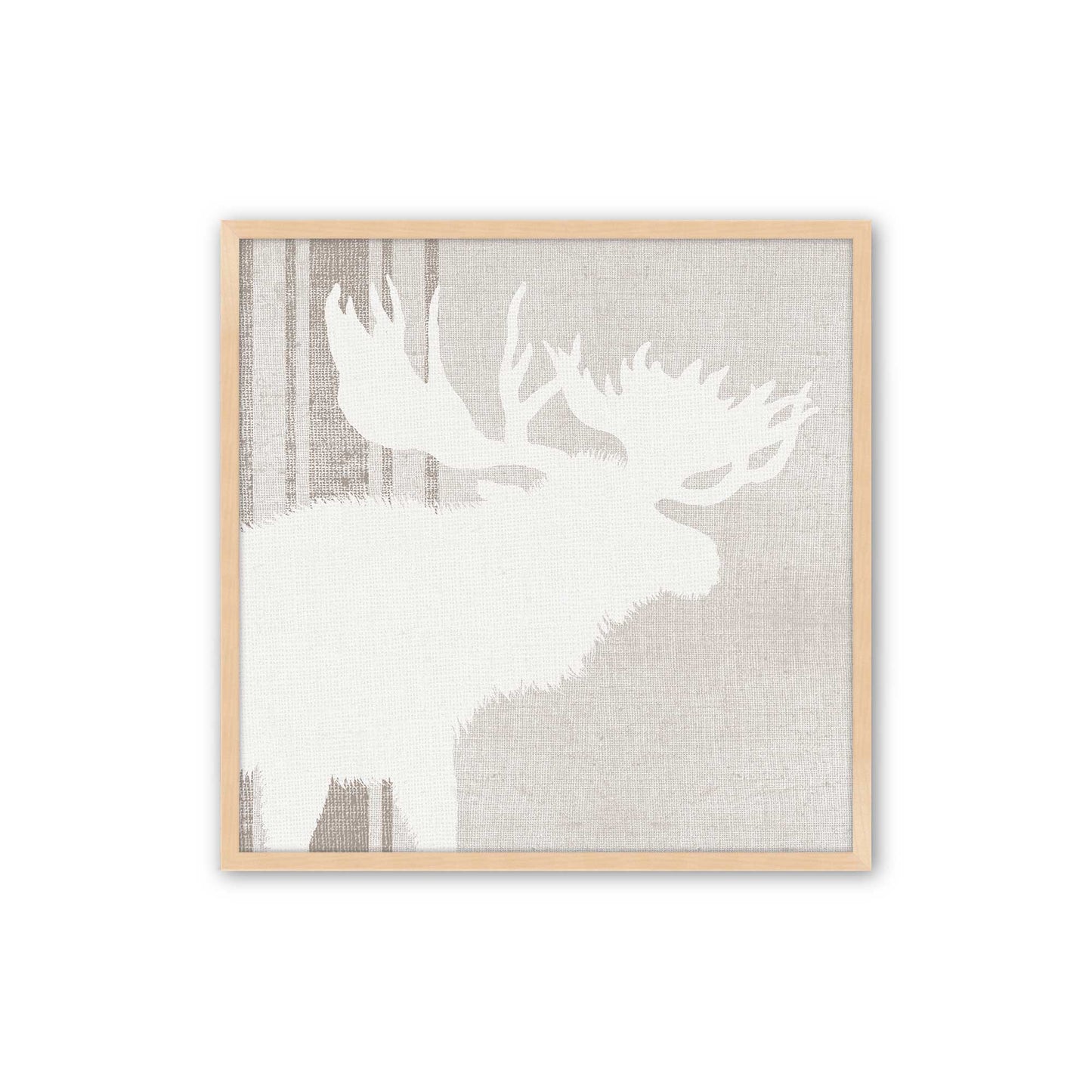 Antlered Silhouettes Set of 4 Art Prints