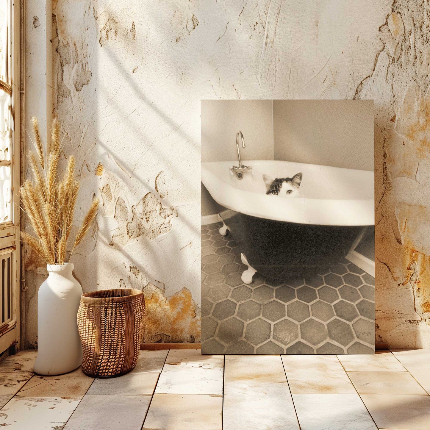 Picture of art in a room