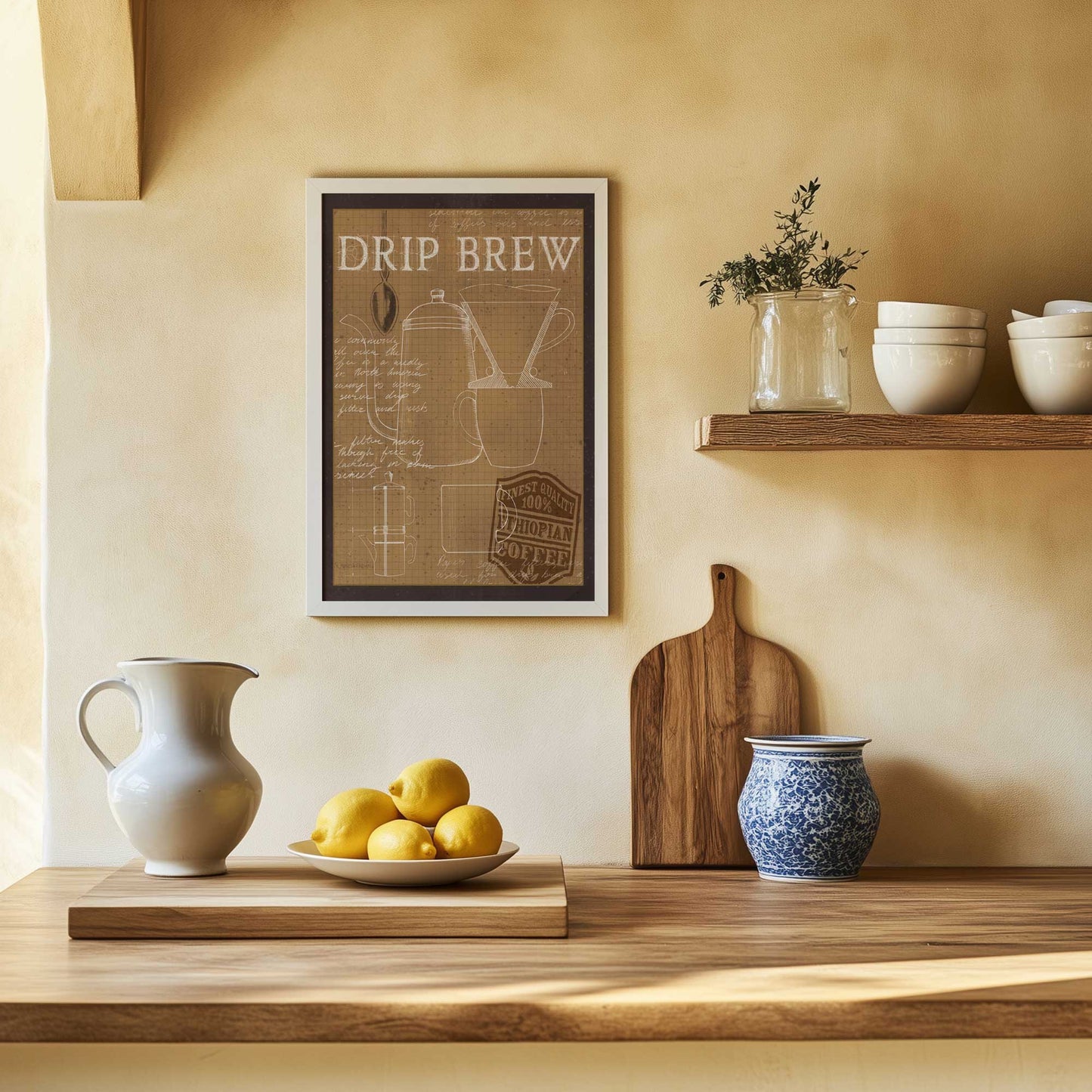 Picture of art in a room