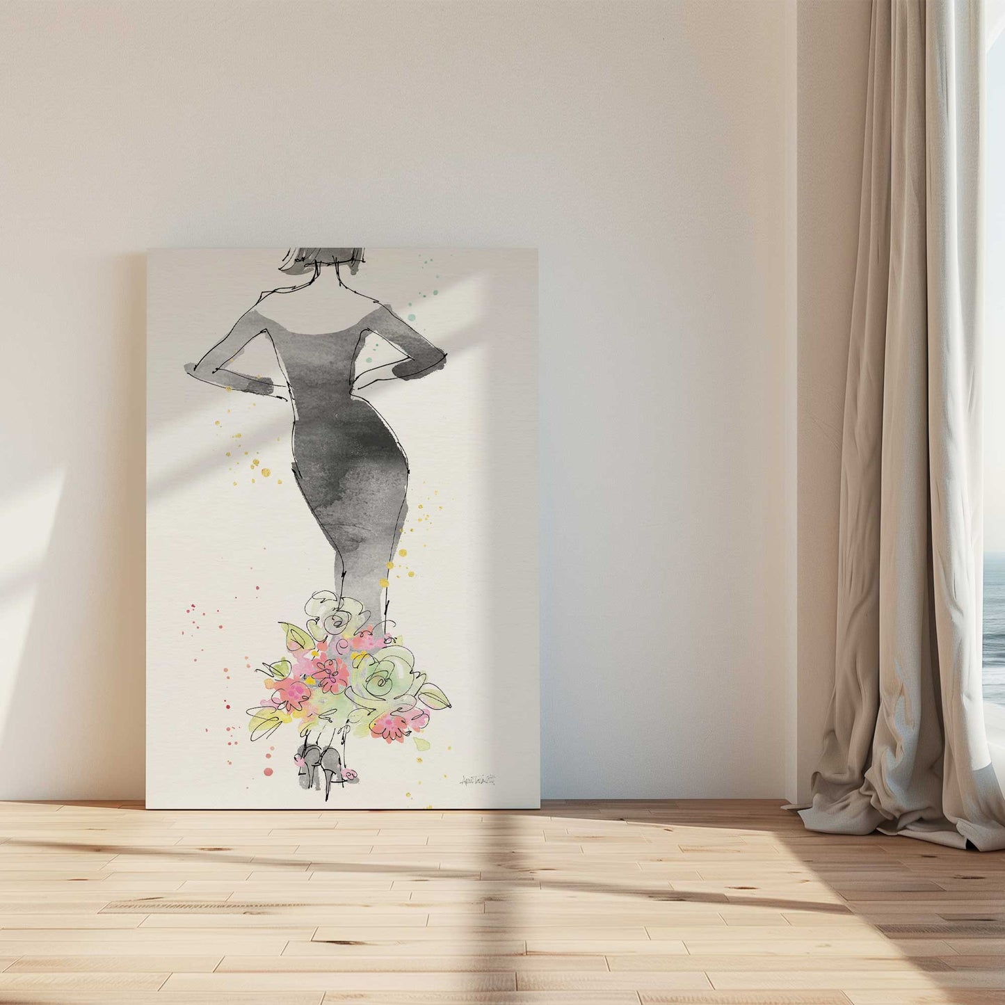 Picture of art in a room