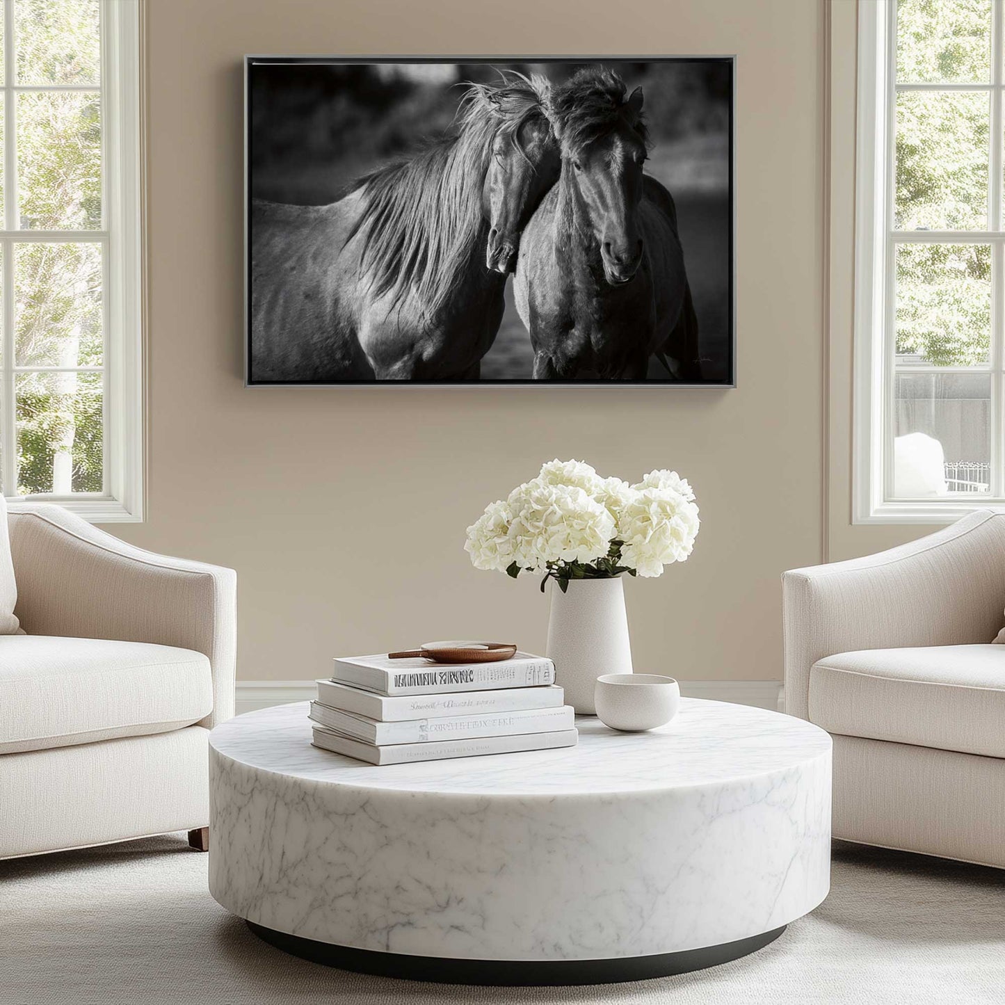 Picture of art in a room