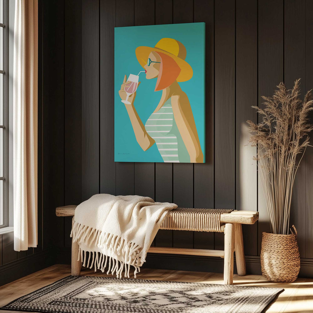 Picture of art in a room