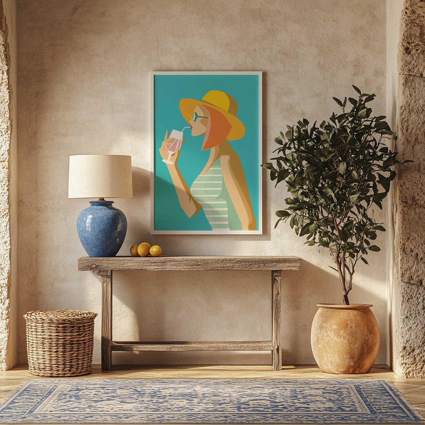 Picture of art in a room