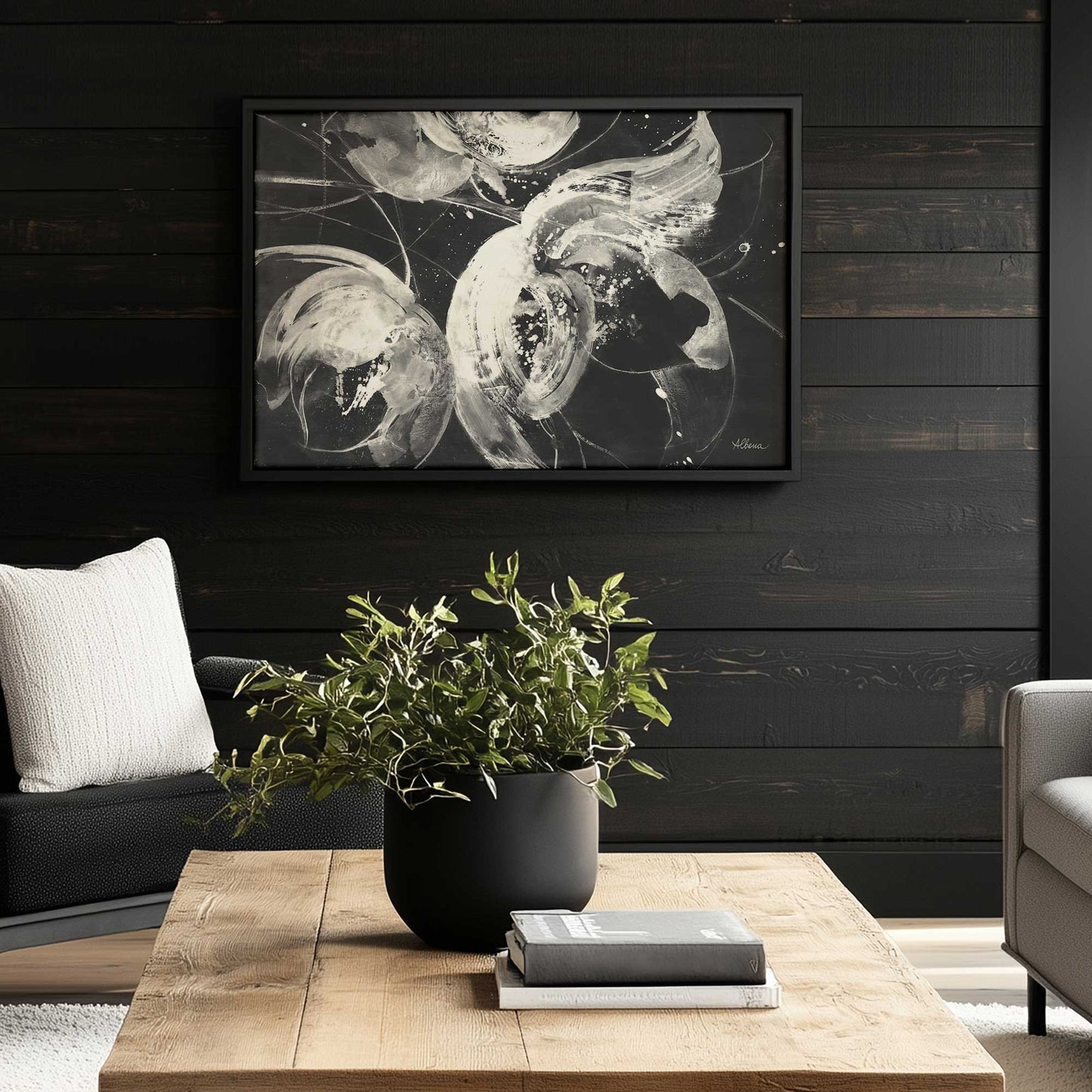Picture of art in a room