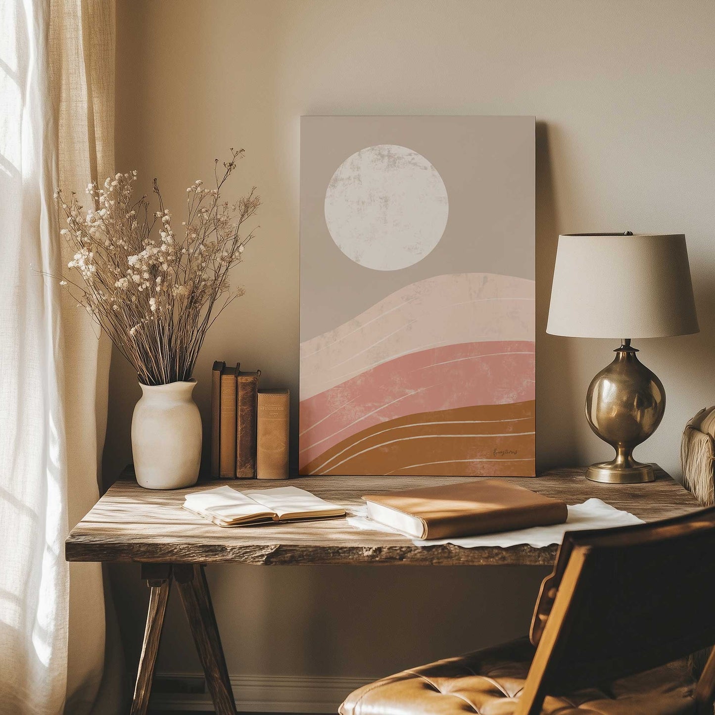 Picture of art in a room