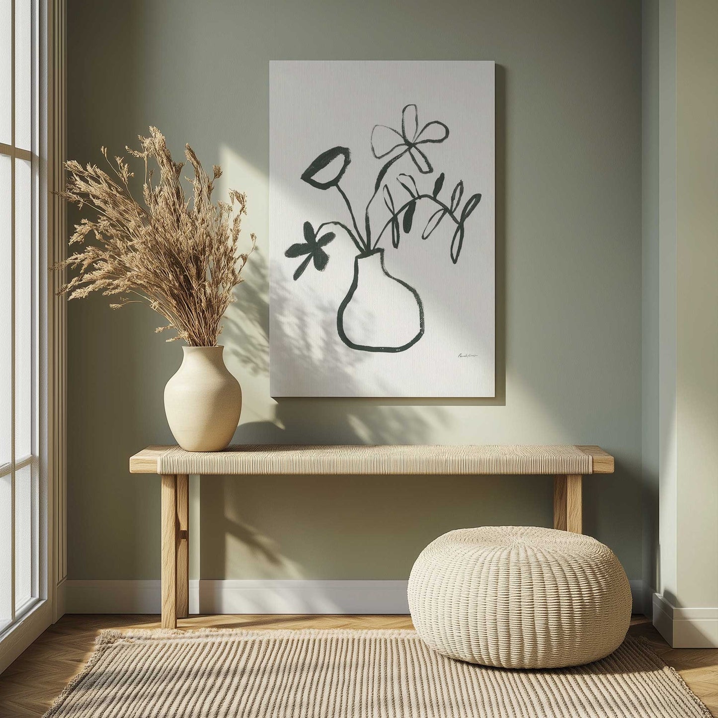 Picture of art in a room