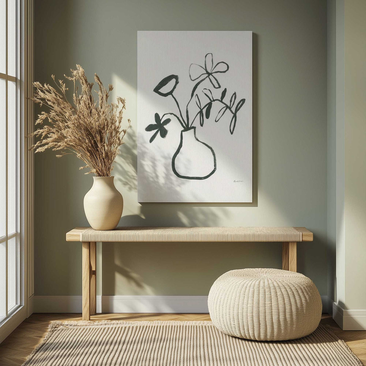 Picture of art in a room