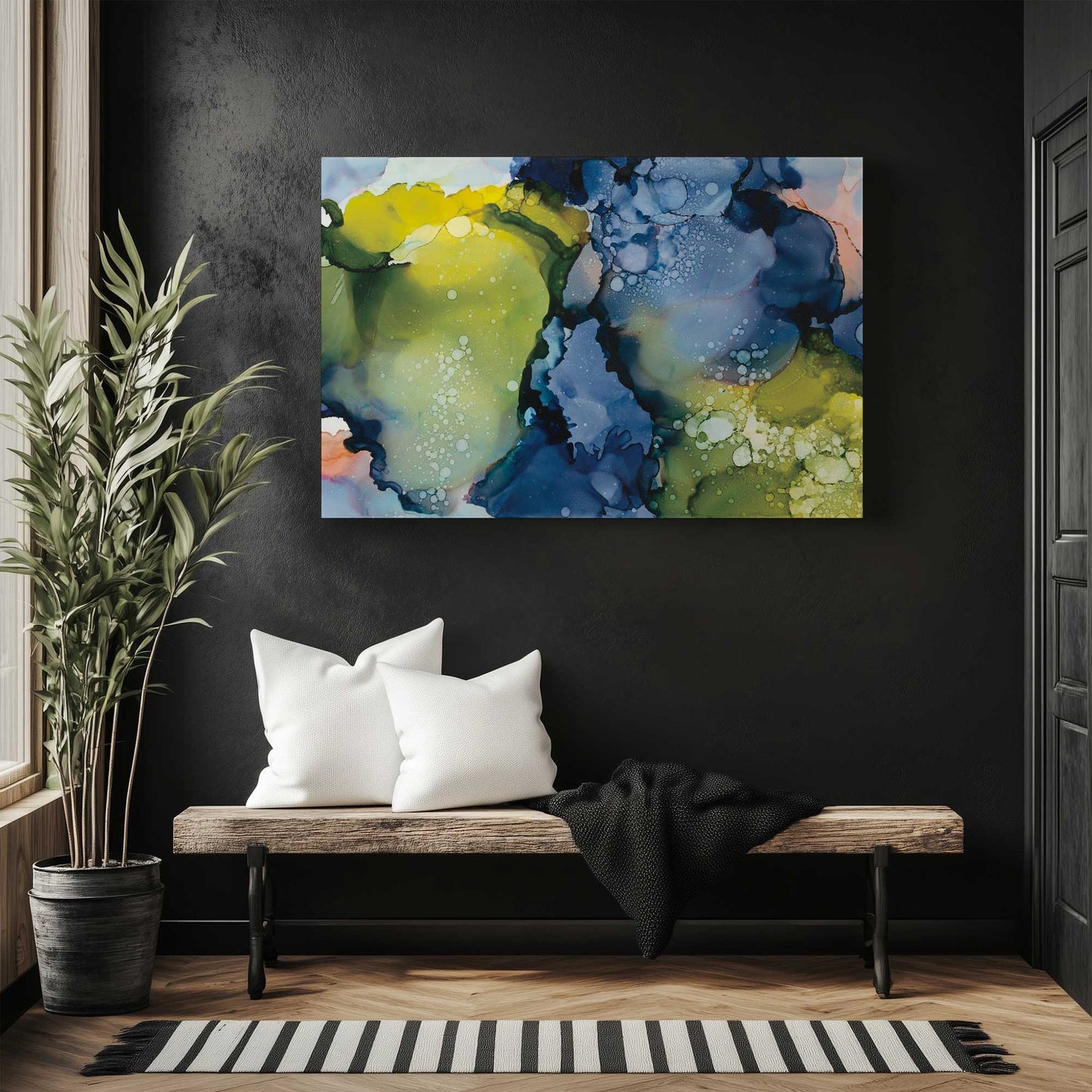 Picture of art in a room