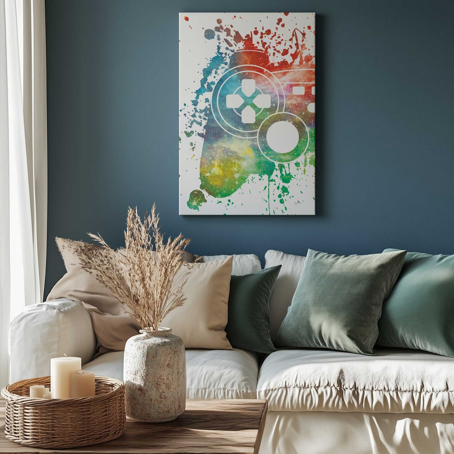 Picture of art in a room