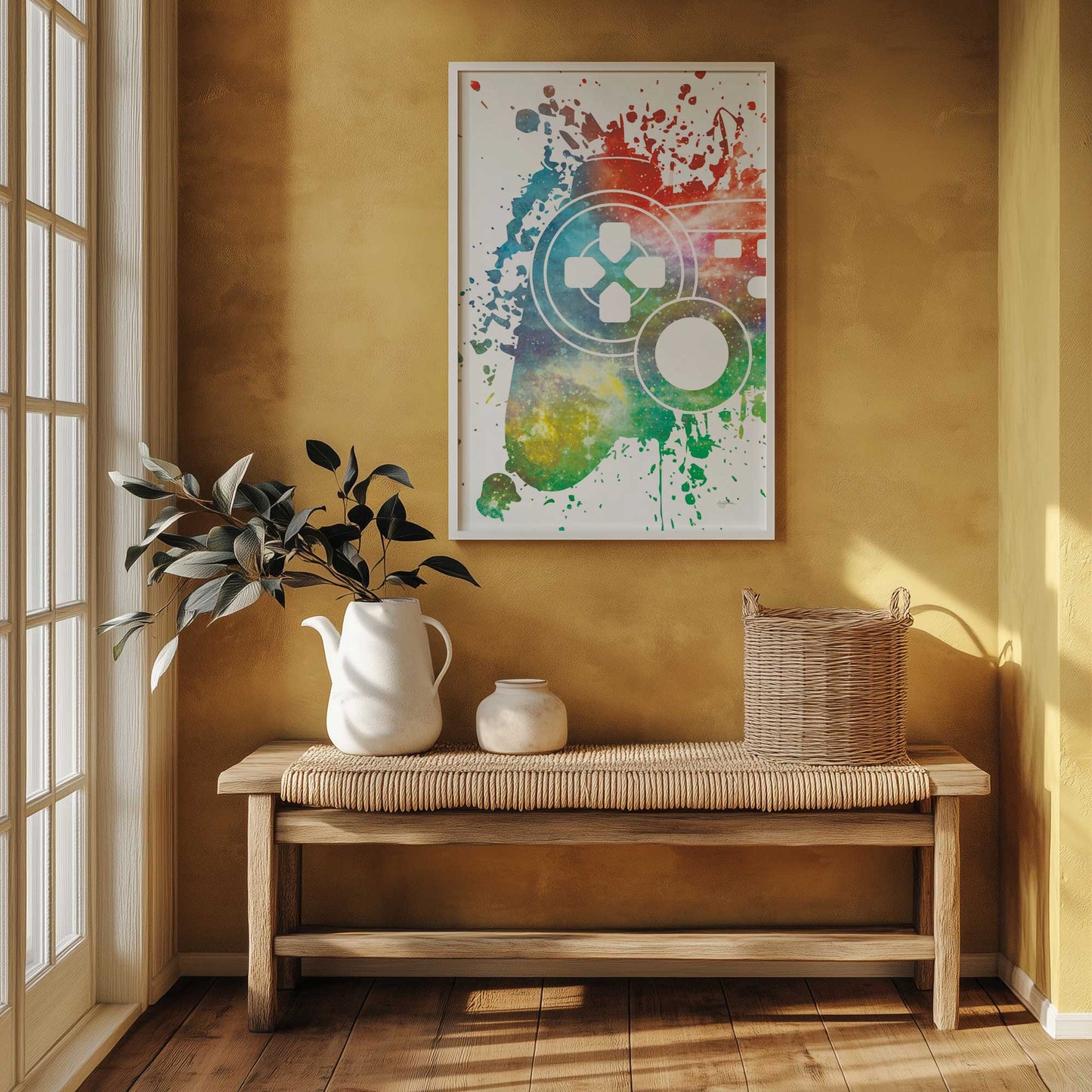 Picture of art in a room