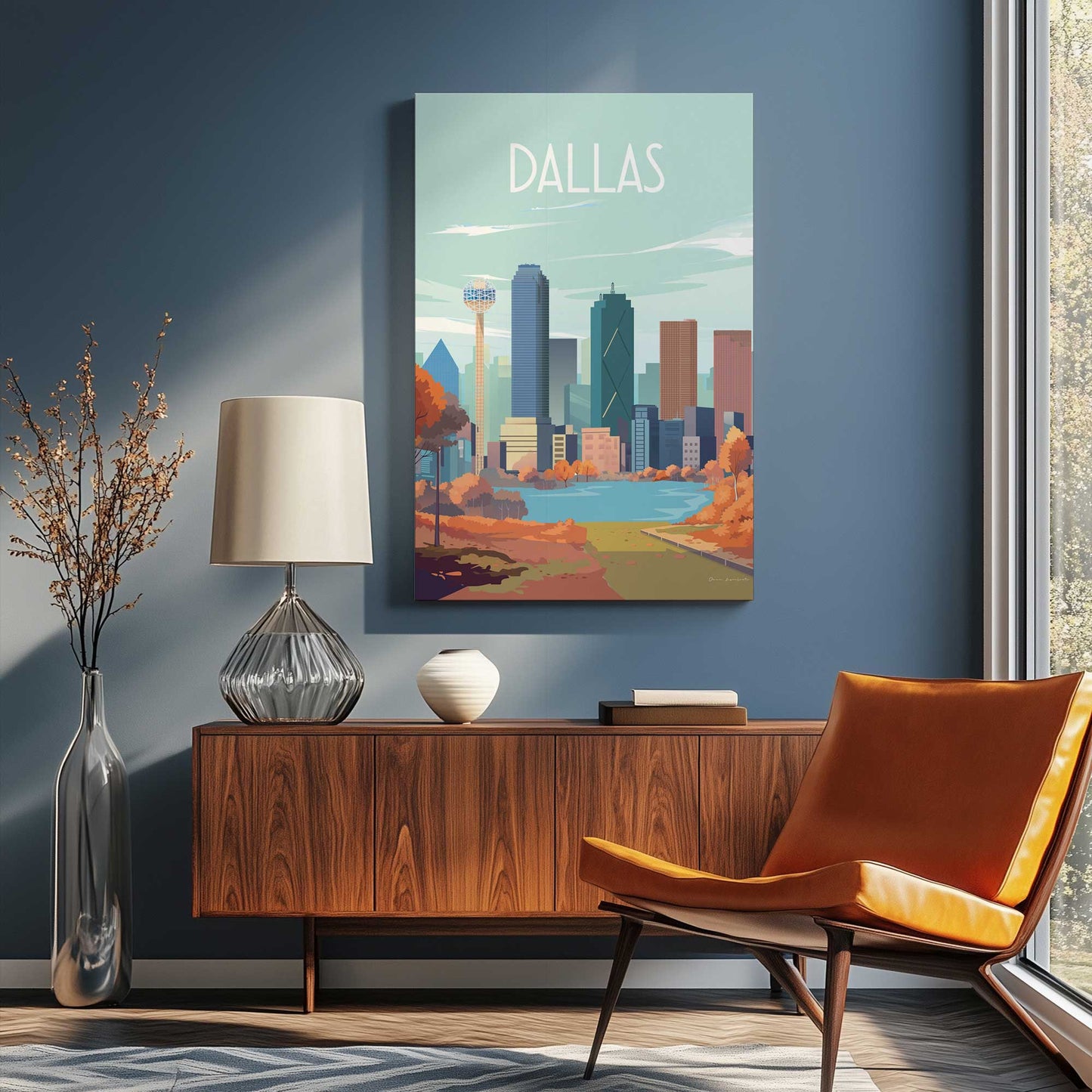 Picture of art in a room