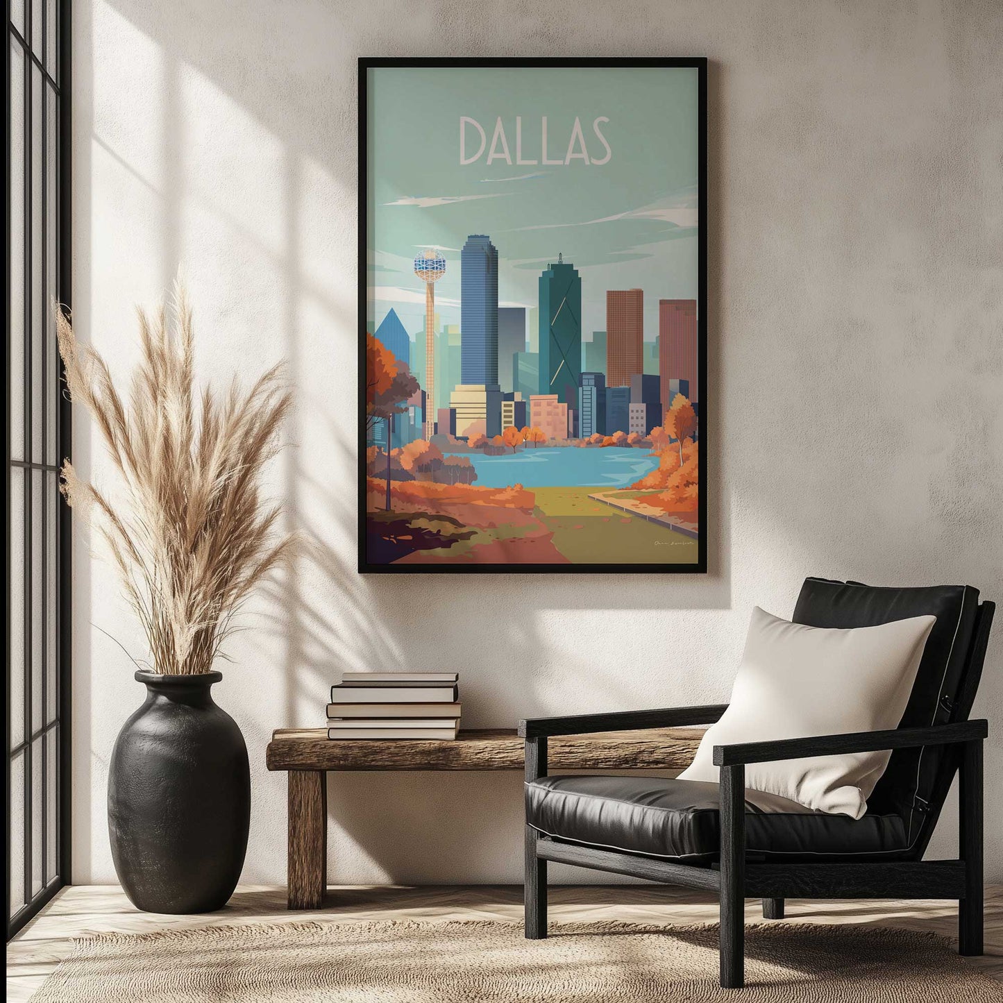 Picture of art in a room