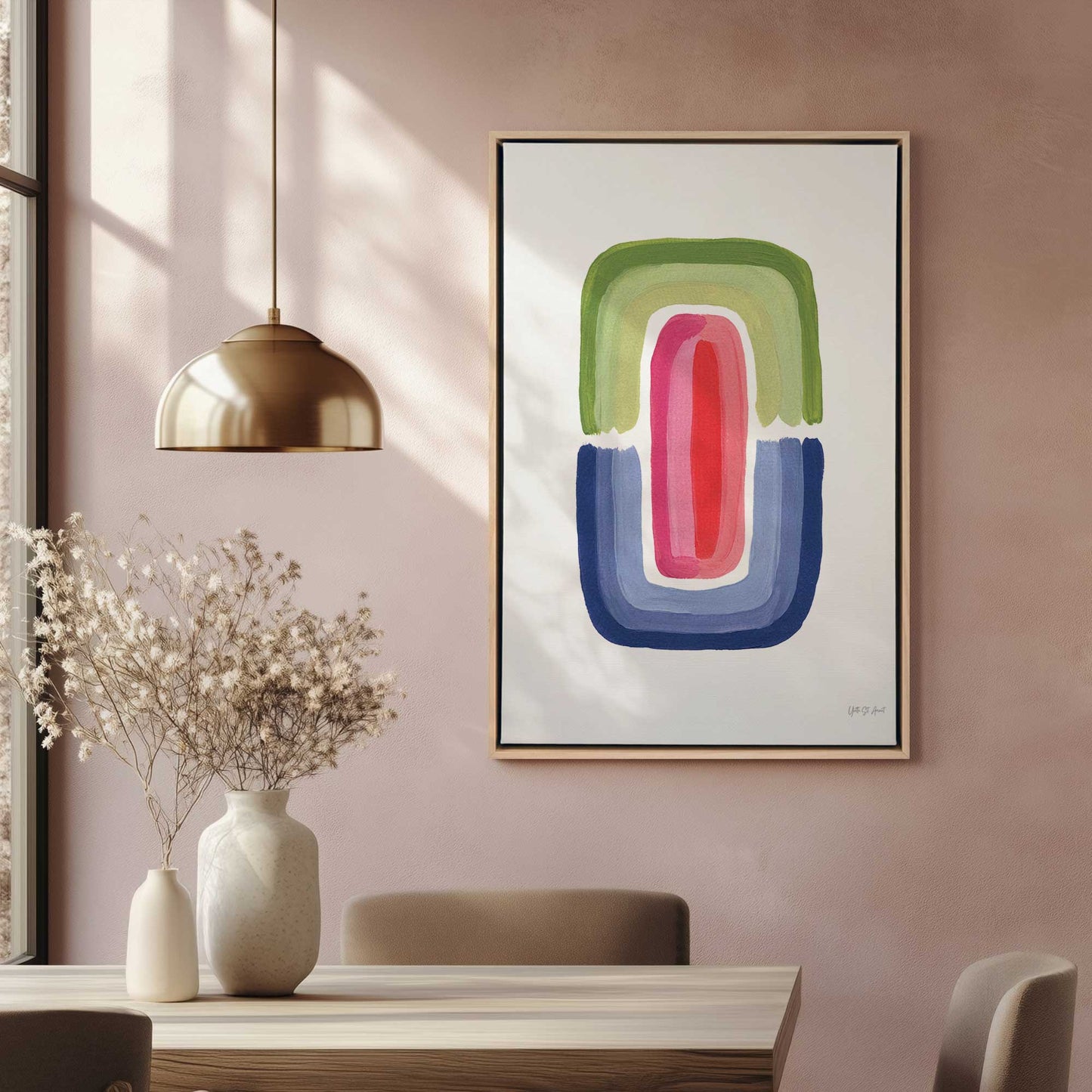Picture of art in a room