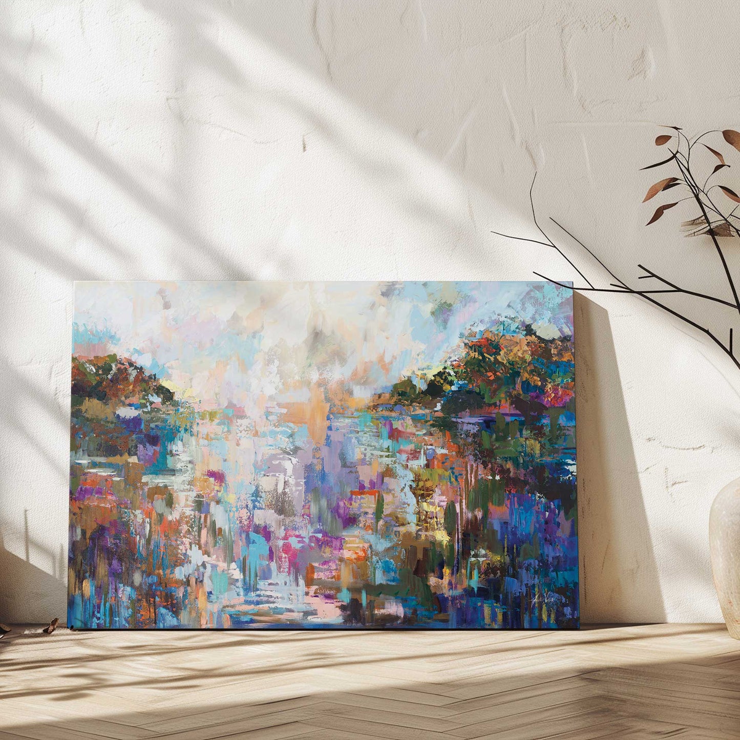 Picture of art in a room