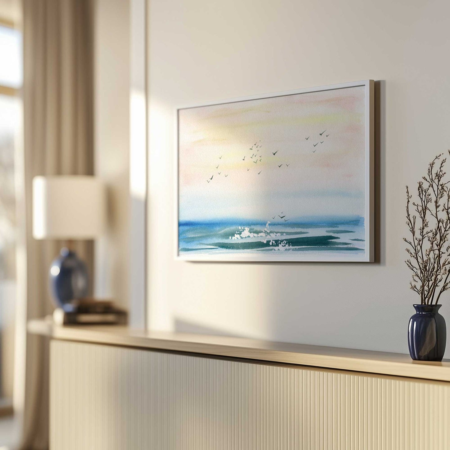 Picture of art in a room